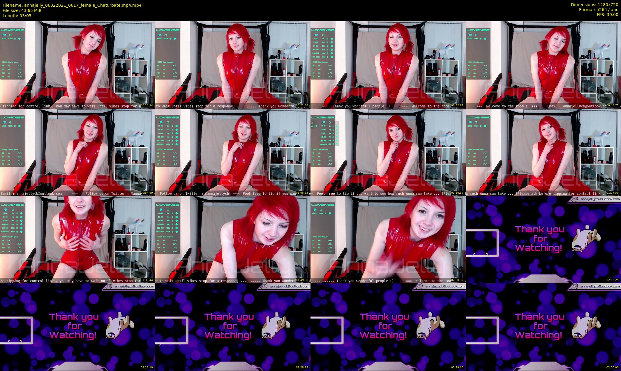 annajelly — 4 minute Chaturbate couple cam show recording, 720p, Feb 6, 2021