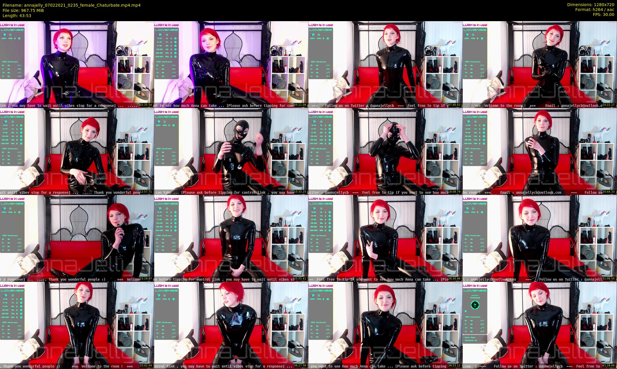 annajelly — 44 minute Chaturbate couple cam show recording, 720p, Feb 7, 2021
