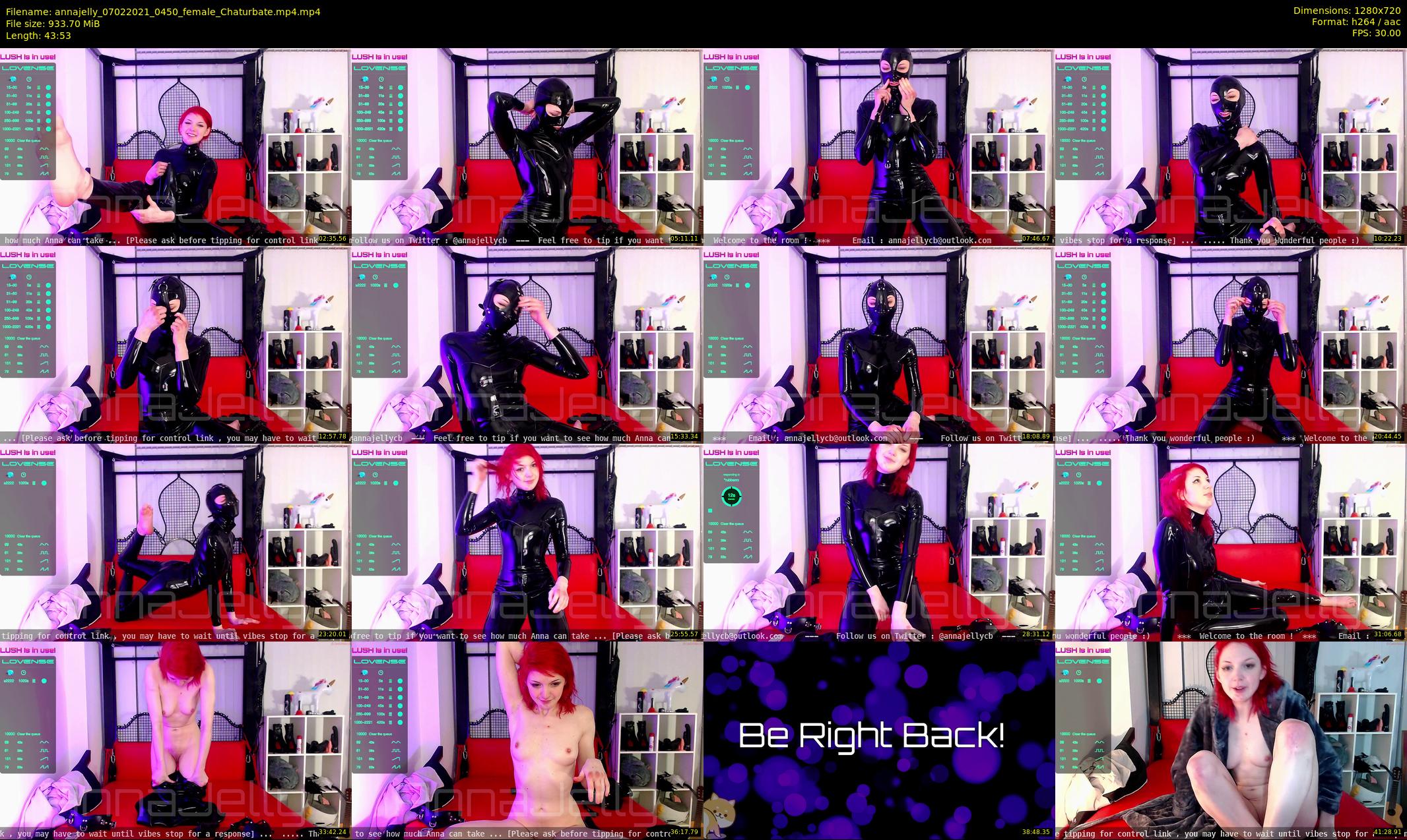 annajelly — 44 minute Chaturbate couple cam show recording, 720p, Feb 7, 2021