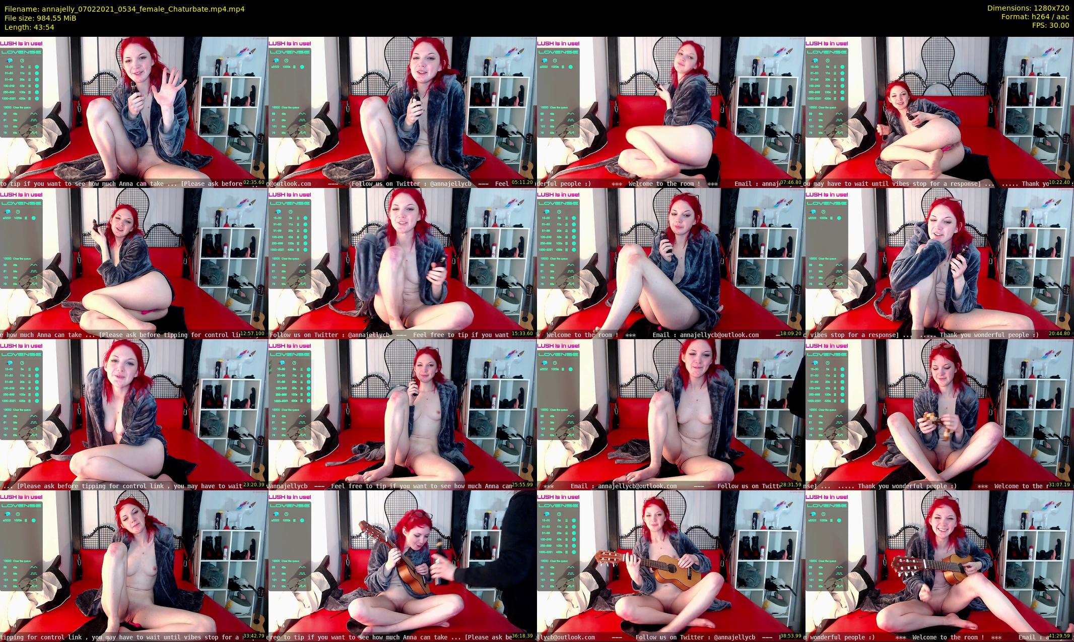 annajelly — 44 minute Chaturbate couple cam show recording, 720p, Feb 7, 2021