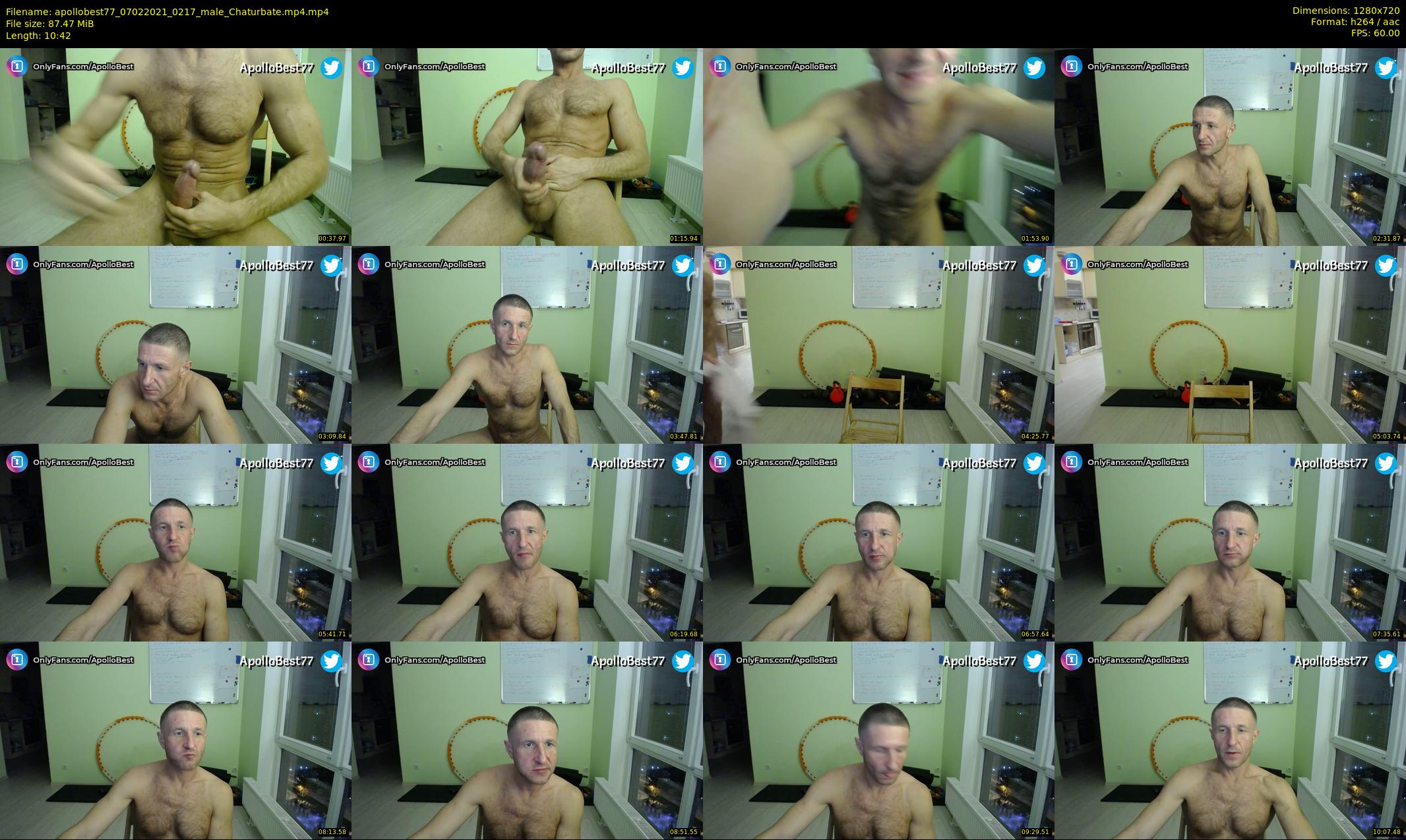apollobest77 — 11 minute Chaturbate male cam show recording, 720p, Feb 7, 2021