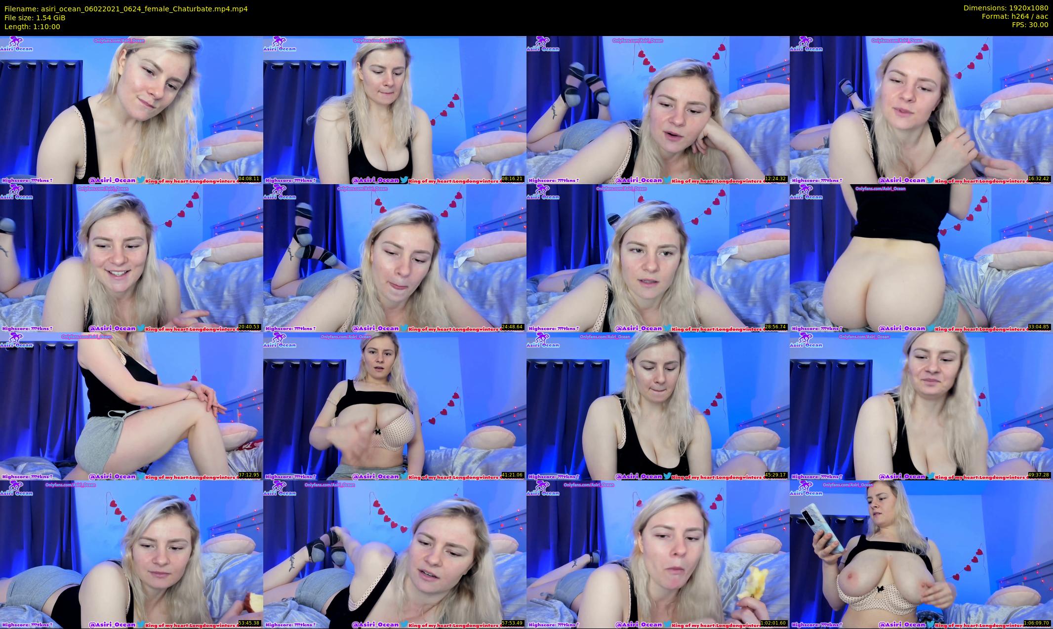 asiri_ocean — 70 minute Chaturbate female cam show recording, 1080p, Feb 6, 2021