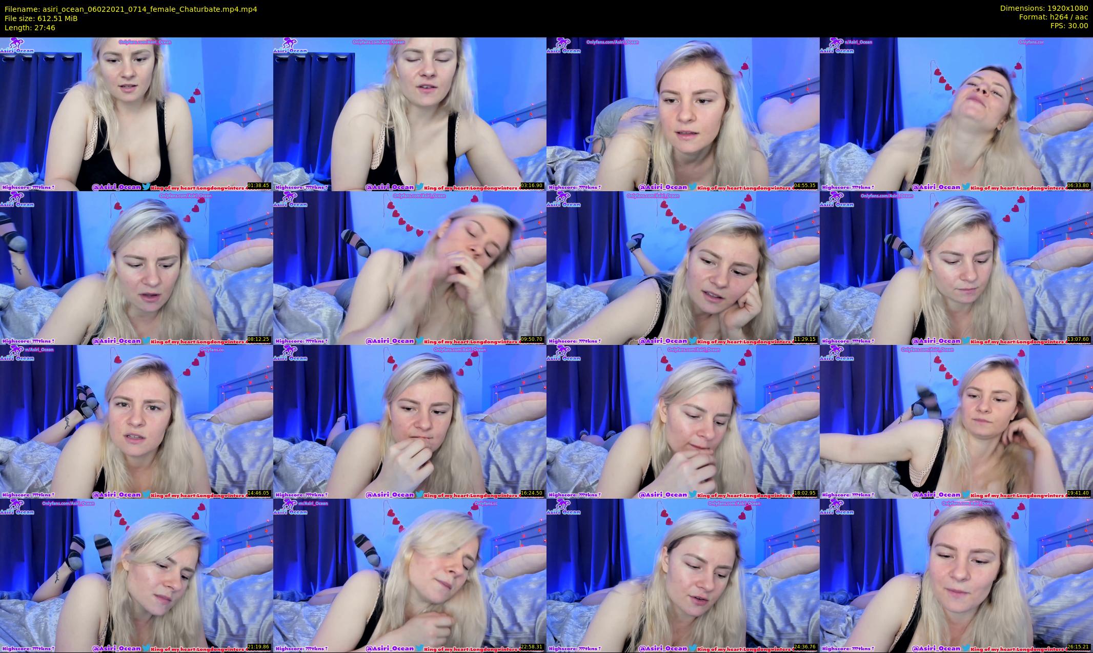 asiri_ocean — 28 minute Chaturbate female cam show recording, 1080p, Feb 6, 2021