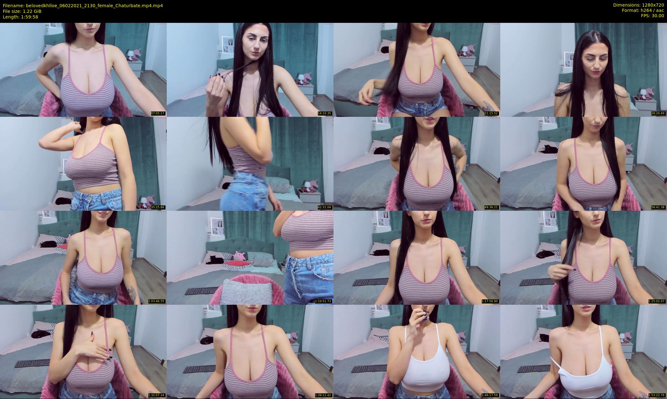 belovedkhlloe — 120 minute Chaturbate female cam show recording, 720p, Feb 6, 2021