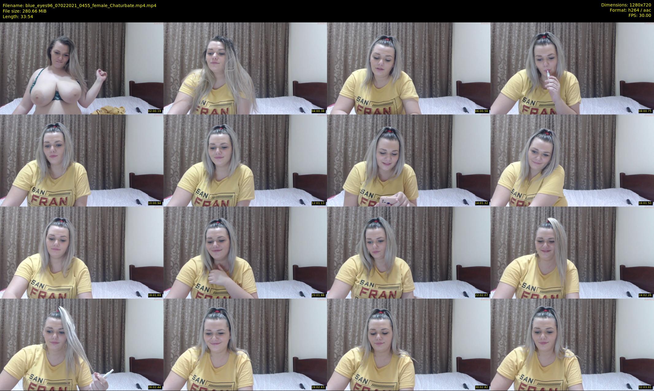 blue_eyes96 — 34 minute Chaturbate female cam show recording, 720p, Feb 7, 2021