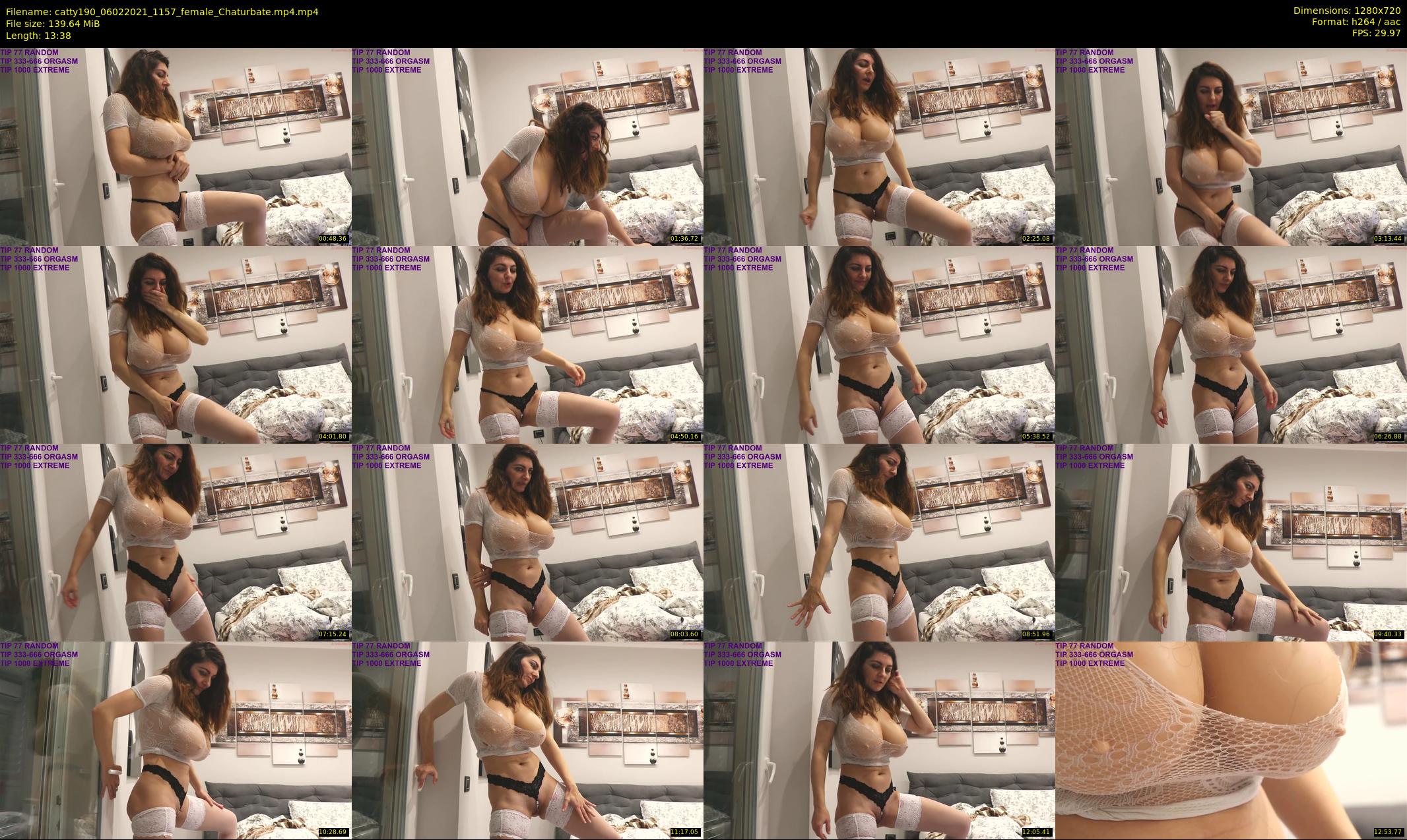 catty190 — 14 minute Chaturbate female cam show recording, 720p, Feb 6, 2021