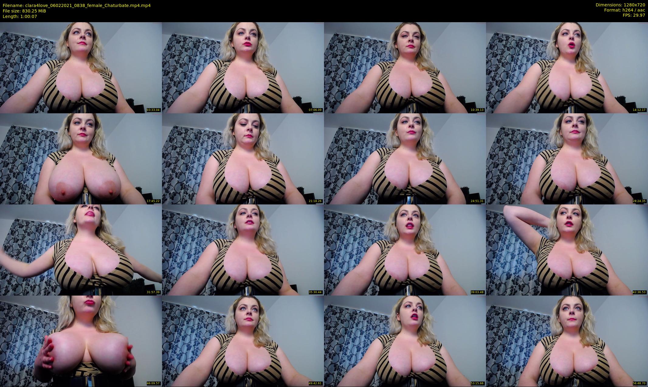 clara4love — 61 minute Chaturbate female cam show recording, 720p, Feb 6, 2021