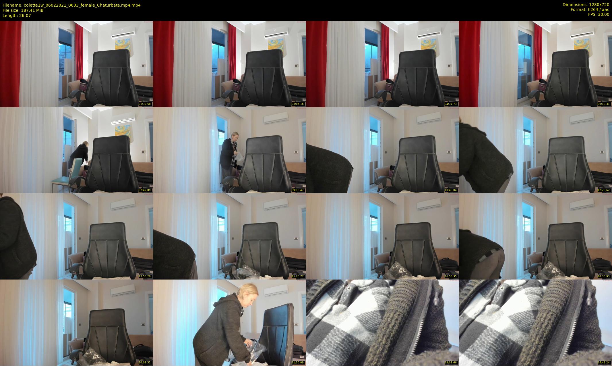 colette1w — 27 minute Chaturbate female cam show recording, 720p, Feb 6, 2021
