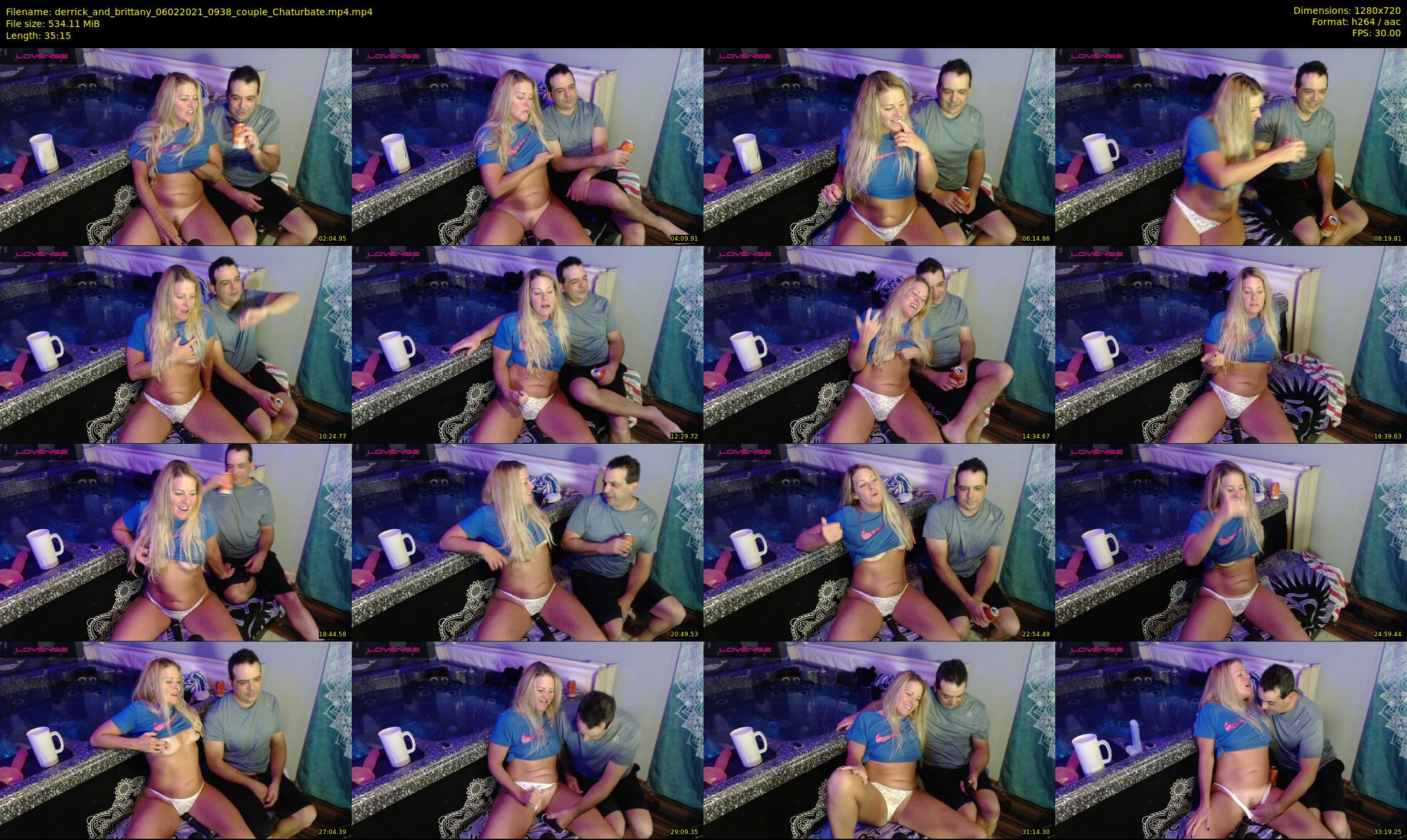 derrick_and_brittany — 36 minute Chaturbate couple cam show recording, 720p, Feb 6, 2021