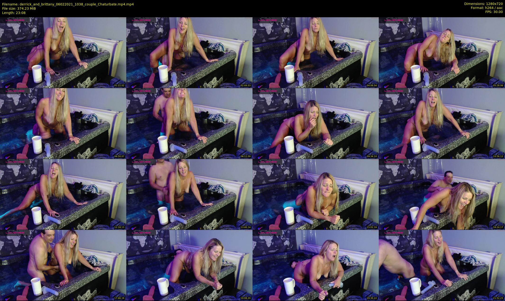 derrick_and_brittany — 24 minute Chaturbate couple cam show recording, 720p, Feb 6, 2021