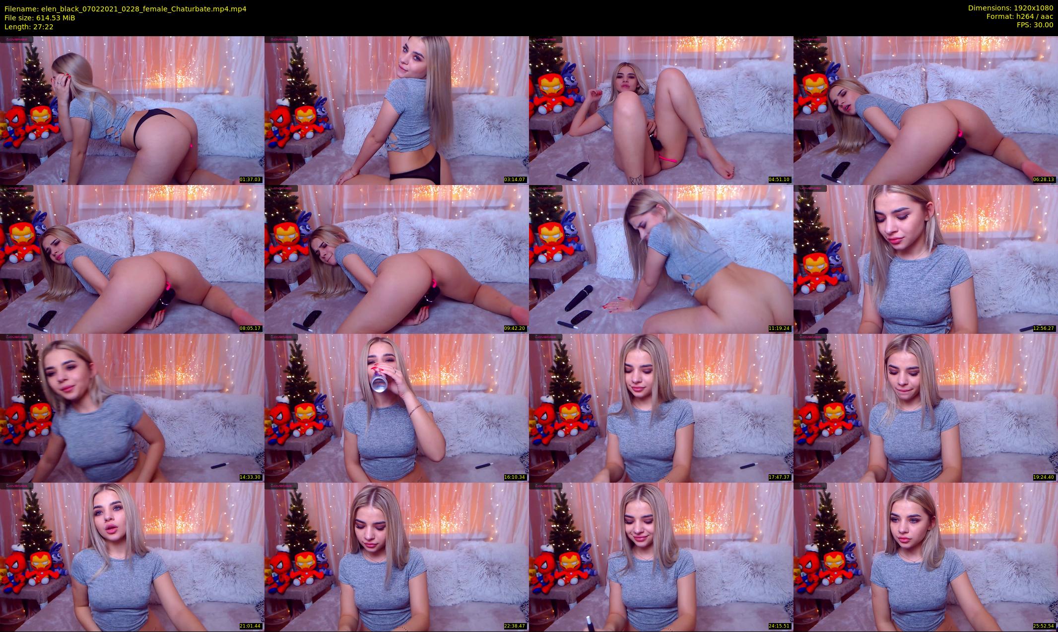 elen_black — 28 minute Chaturbate female cam show recording, 1080p, Feb 7, 2021