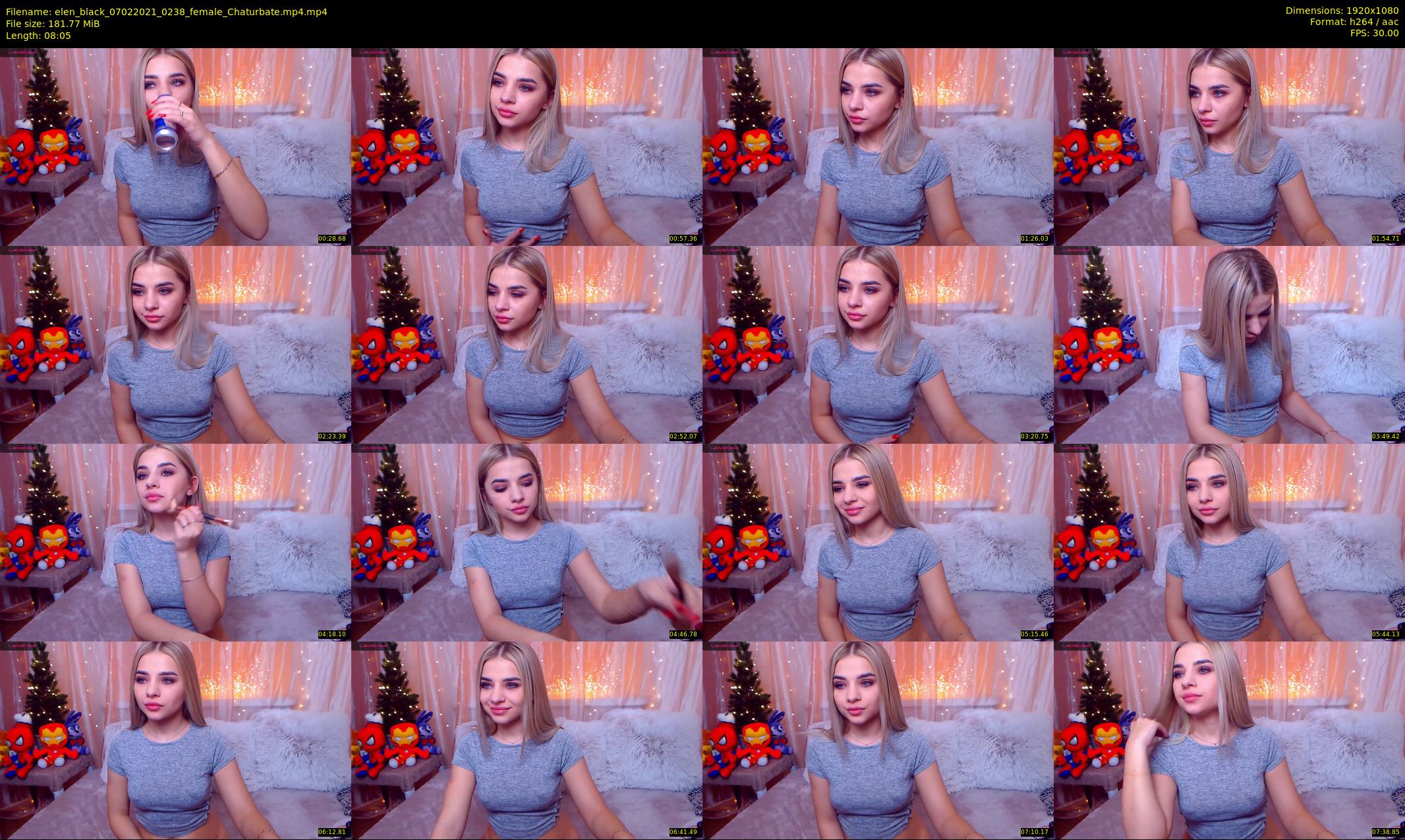 elen_black — 9 minute Chaturbate female cam show recording, 1080p, Feb 7, 2021