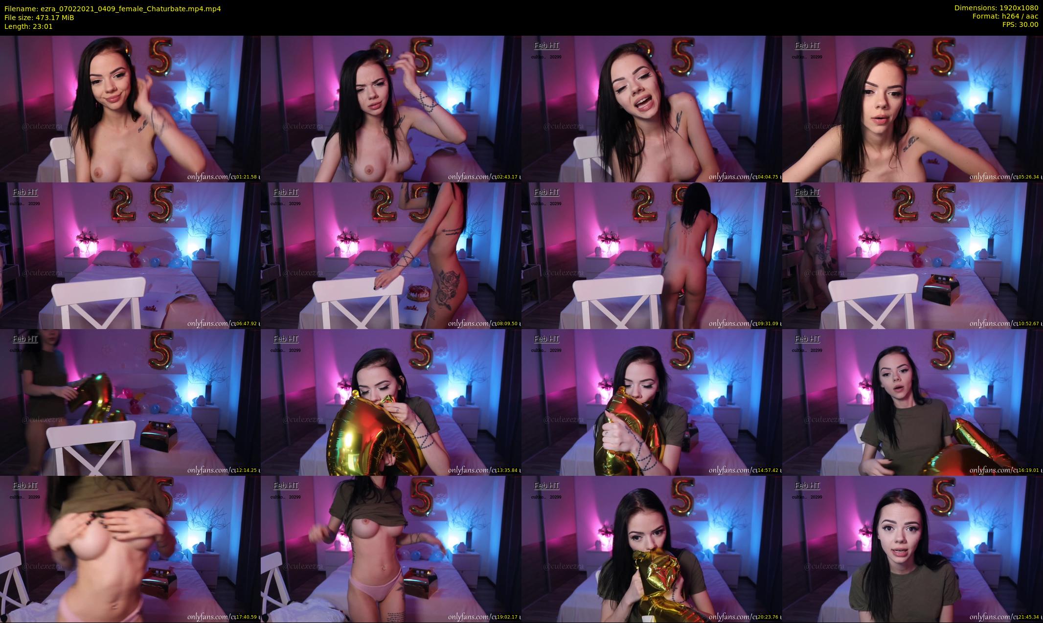 ezra — 24 minute Chaturbate female cam show recording, 1080p, Feb 7, 2021