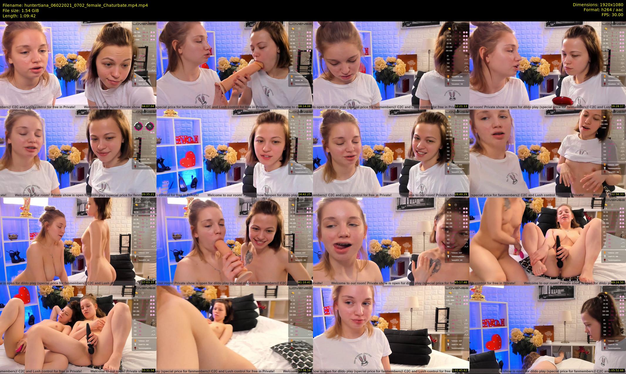 huntertiana — 70 minute Chaturbate female cam show recording, 1080p, Feb 6, 2021