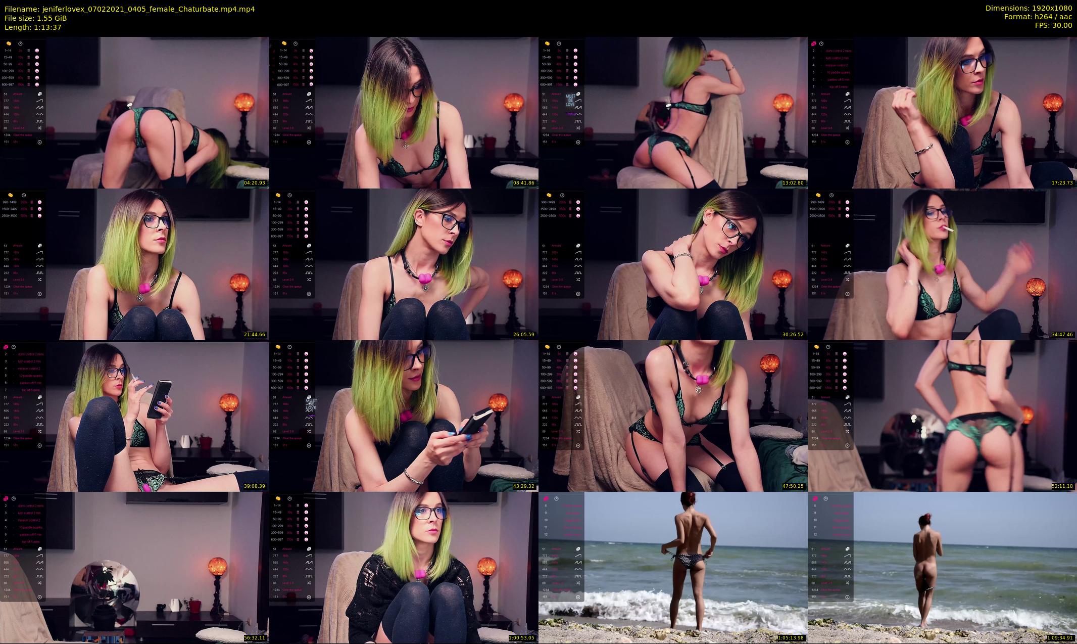 jeniferlovex — 74 minute Chaturbate female cam show recording, 1080p, Feb 7, 2021