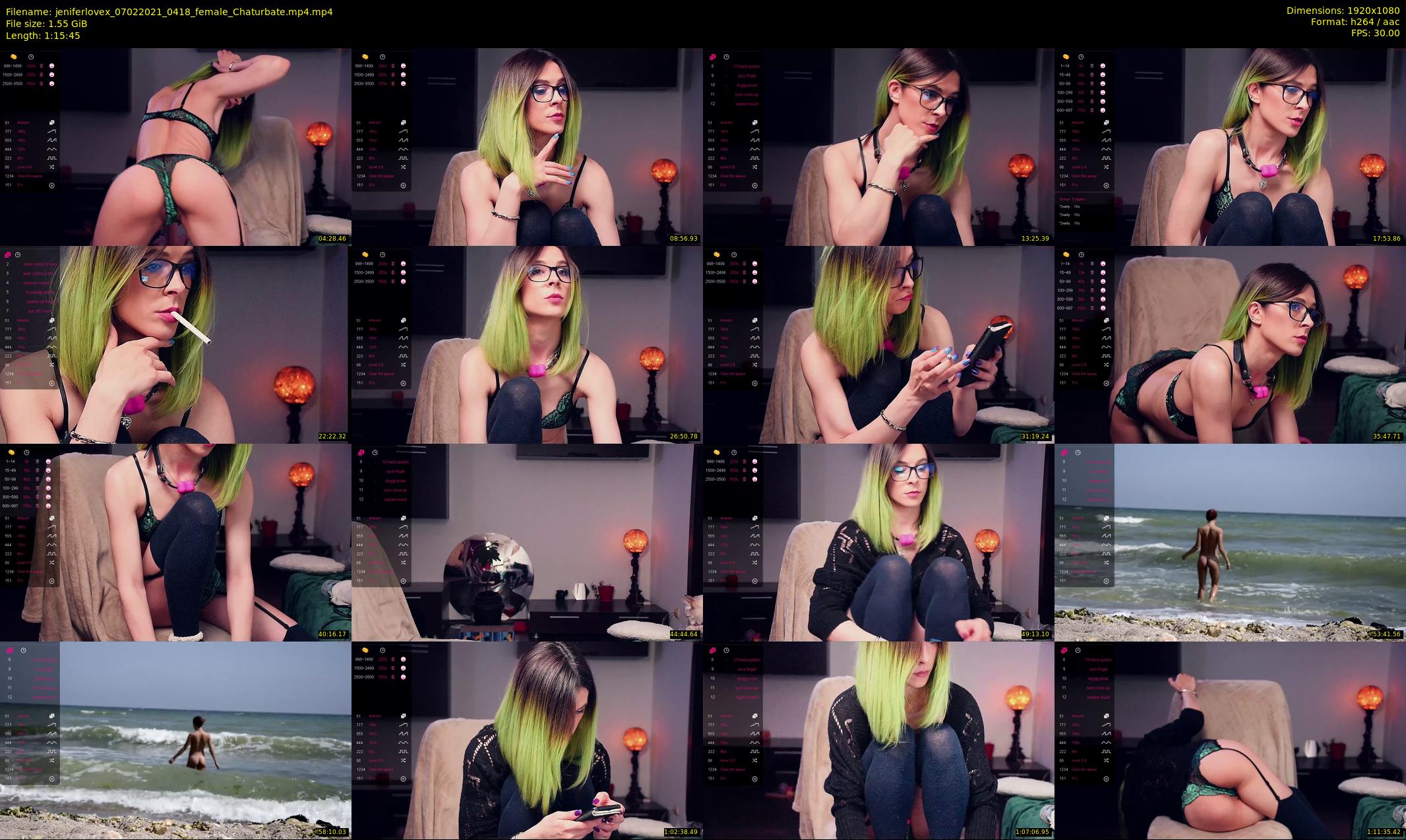 jeniferlovex — 76 minute Chaturbate female cam show recording, 1080p, Feb 7, 2021