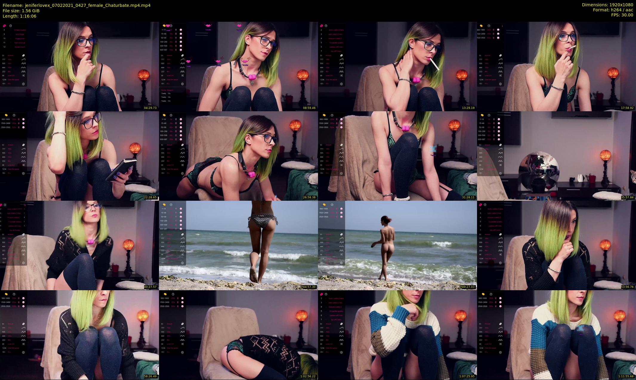 jeniferlovex — 77 minute Chaturbate female cam show recording, 1080p, Feb 7, 2021