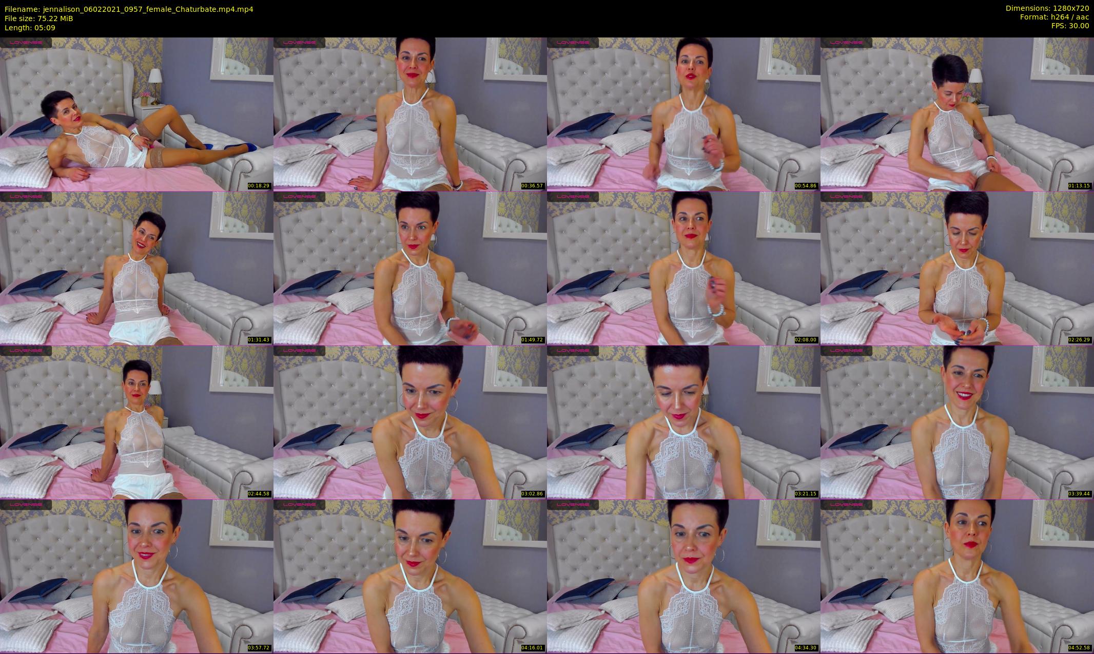 jennalison — 6 minute Chaturbate female cam show recording, 720p, Feb 6, 2021