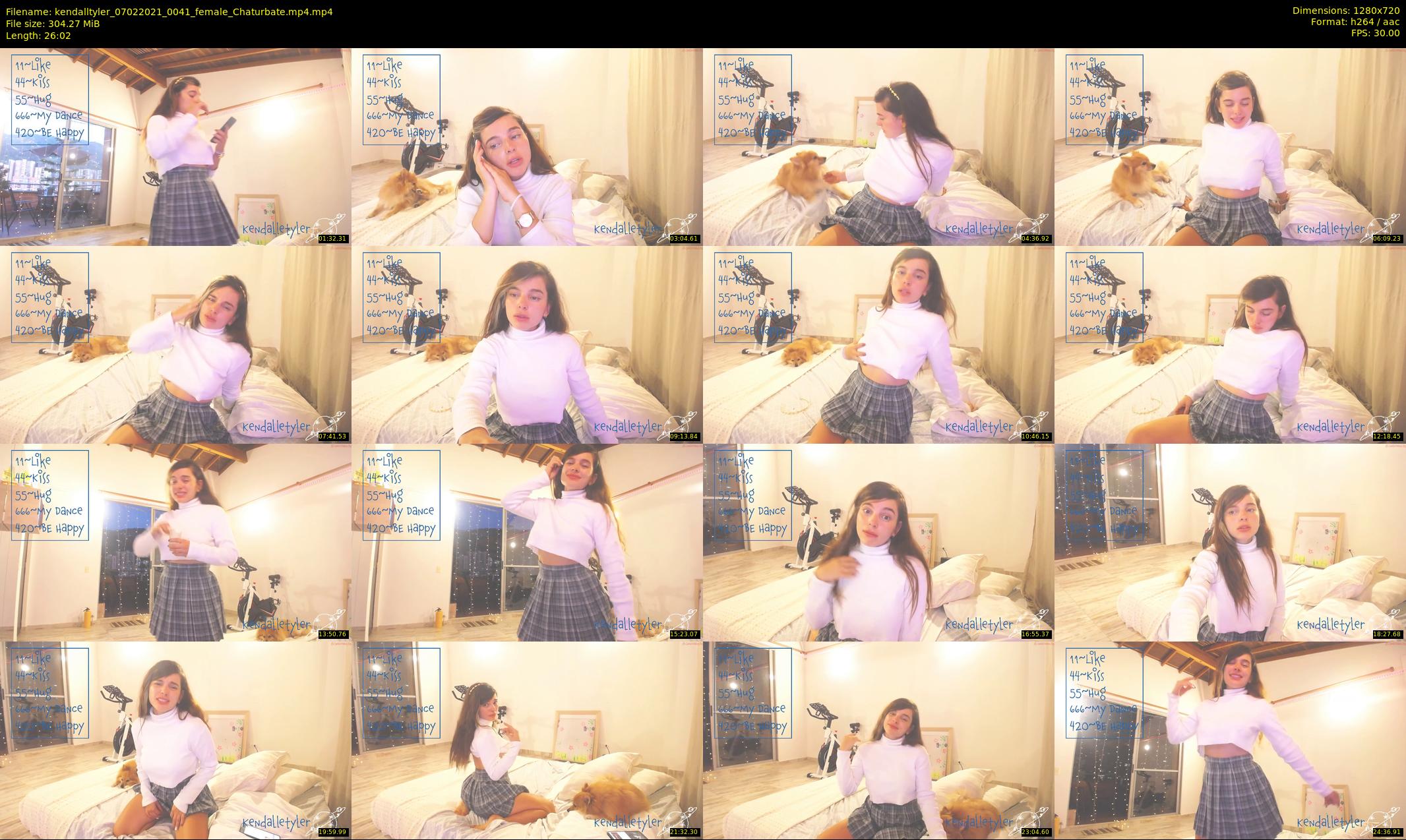 kendalltyler — 27 minute Chaturbate female cam show recording, 720p, Feb 7, 2021