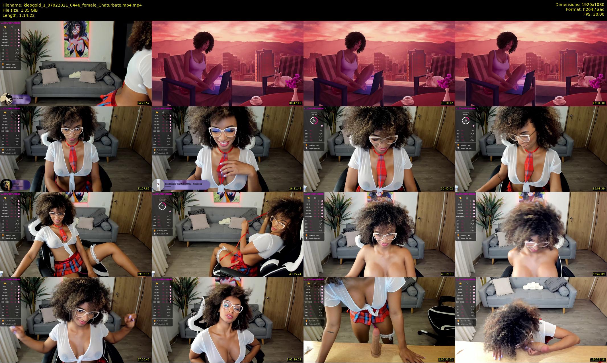 kleogold_1 — 75 minute Chaturbate female cam show recording, 1080p, Feb 7, 2021