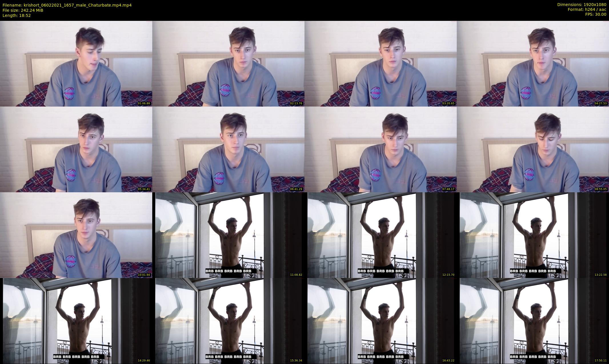krishort — 19 minute Chaturbate male cam show recording, 1080p, Feb 6, 2021