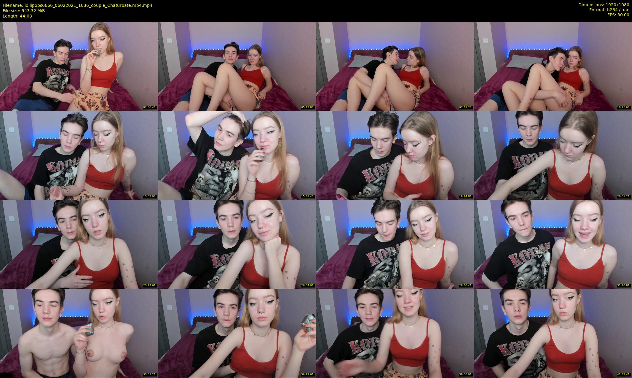 lollipops6666 — 45 minute Chaturbate couple cam show recording, 1080p, Feb 6, 2021