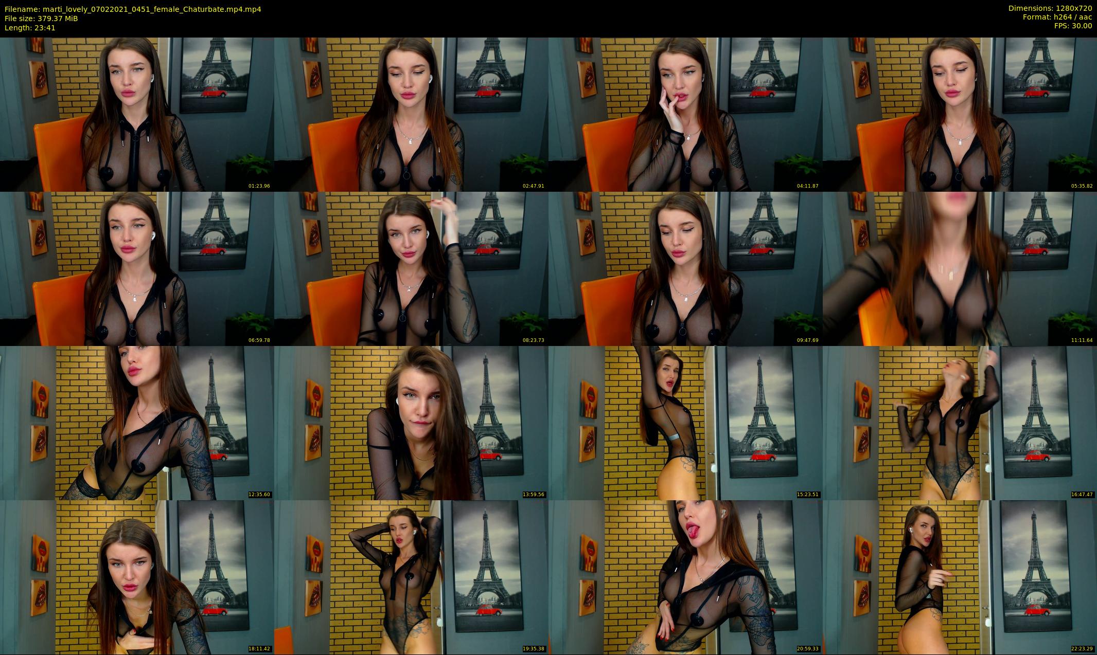 marti_lovely — 24 minute Chaturbate female cam show recording, 720p, Feb 7, 2021