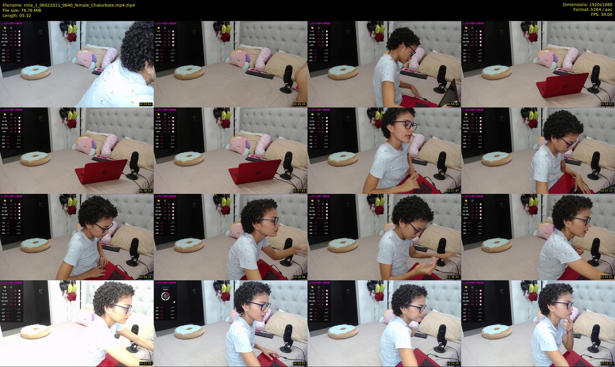 mila_1 — 6 minute Chaturbate female cam show recording, 1080p, Feb 6, 2021