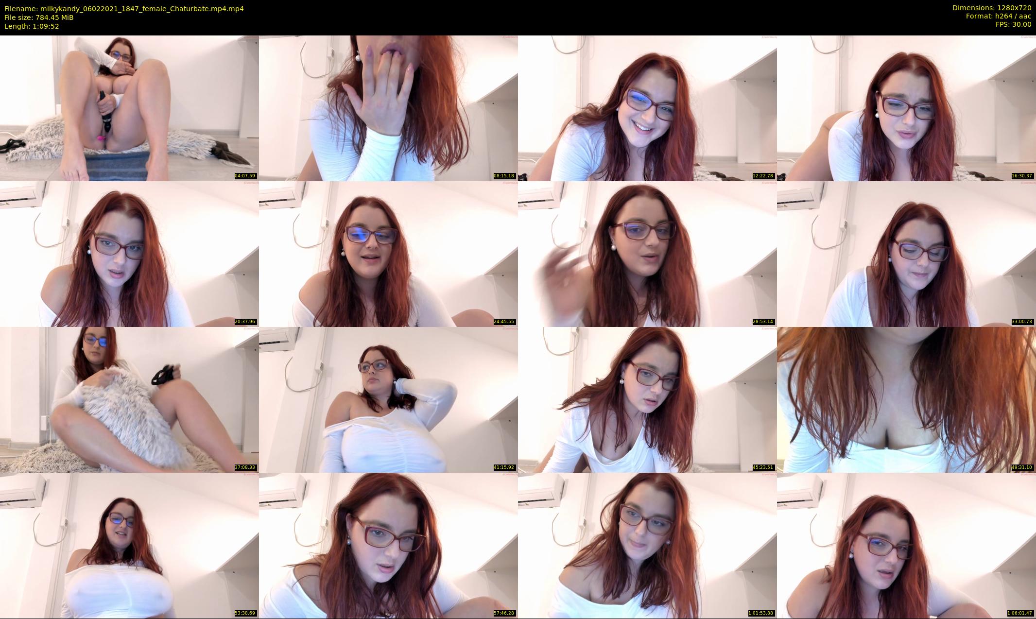 milkykandy — 70 minute Chaturbate female cam show recording, 720p, Feb 6, 2021