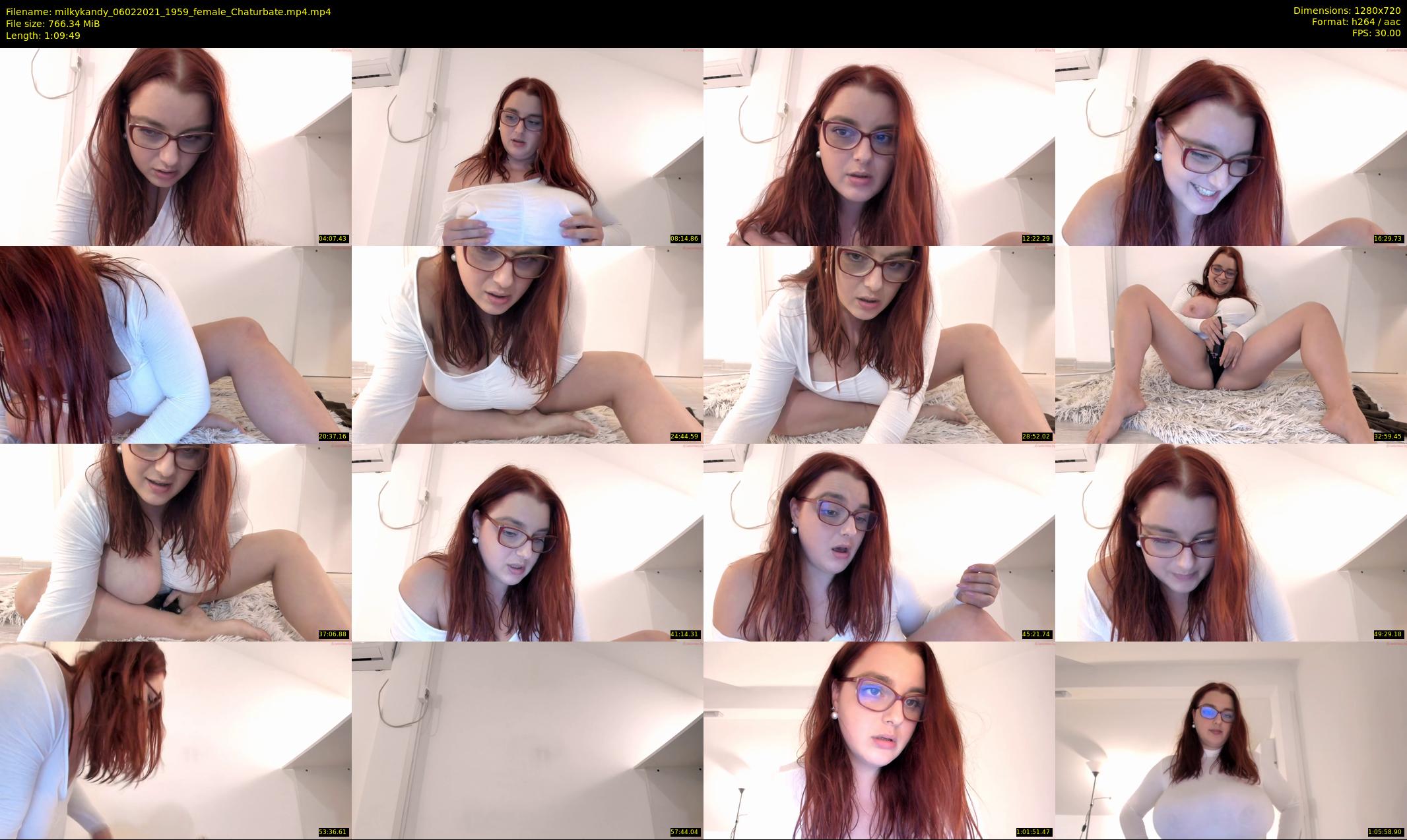 milkykandy — 70 minute Chaturbate female cam show recording, 720p, Feb 6, 2021