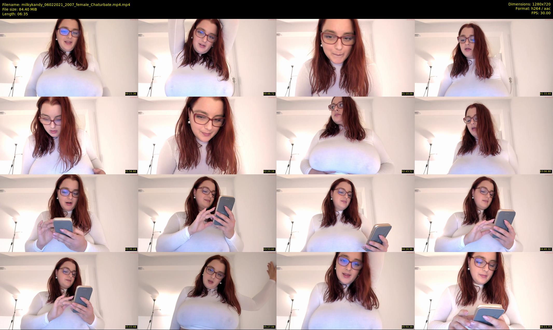 milkykandy — 7 minute Chaturbate female cam show recording, 720p, Feb 6, 2021