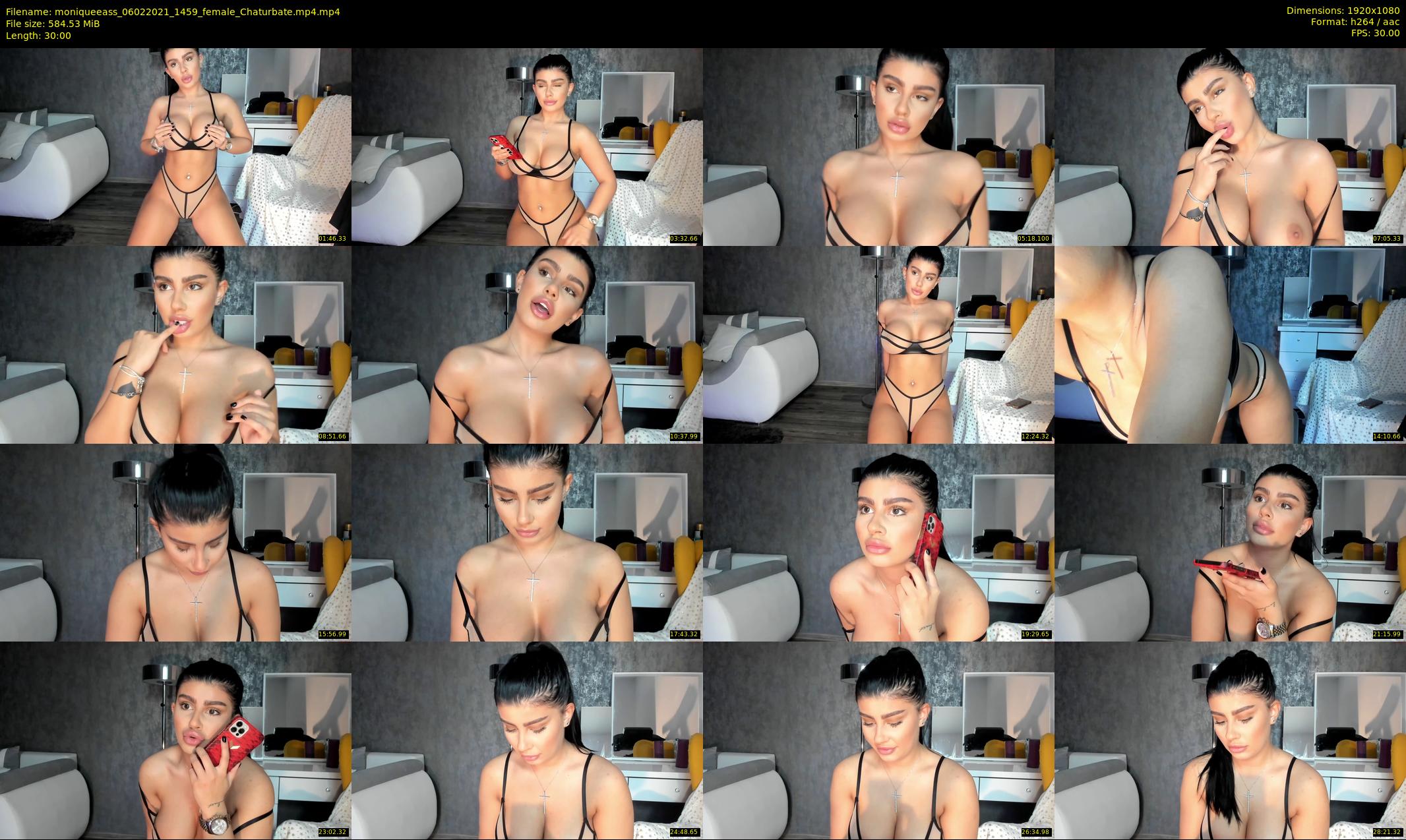 moniqueeass — 30 minute Chaturbate female cam show recording, 1080p, Feb 6, 2021