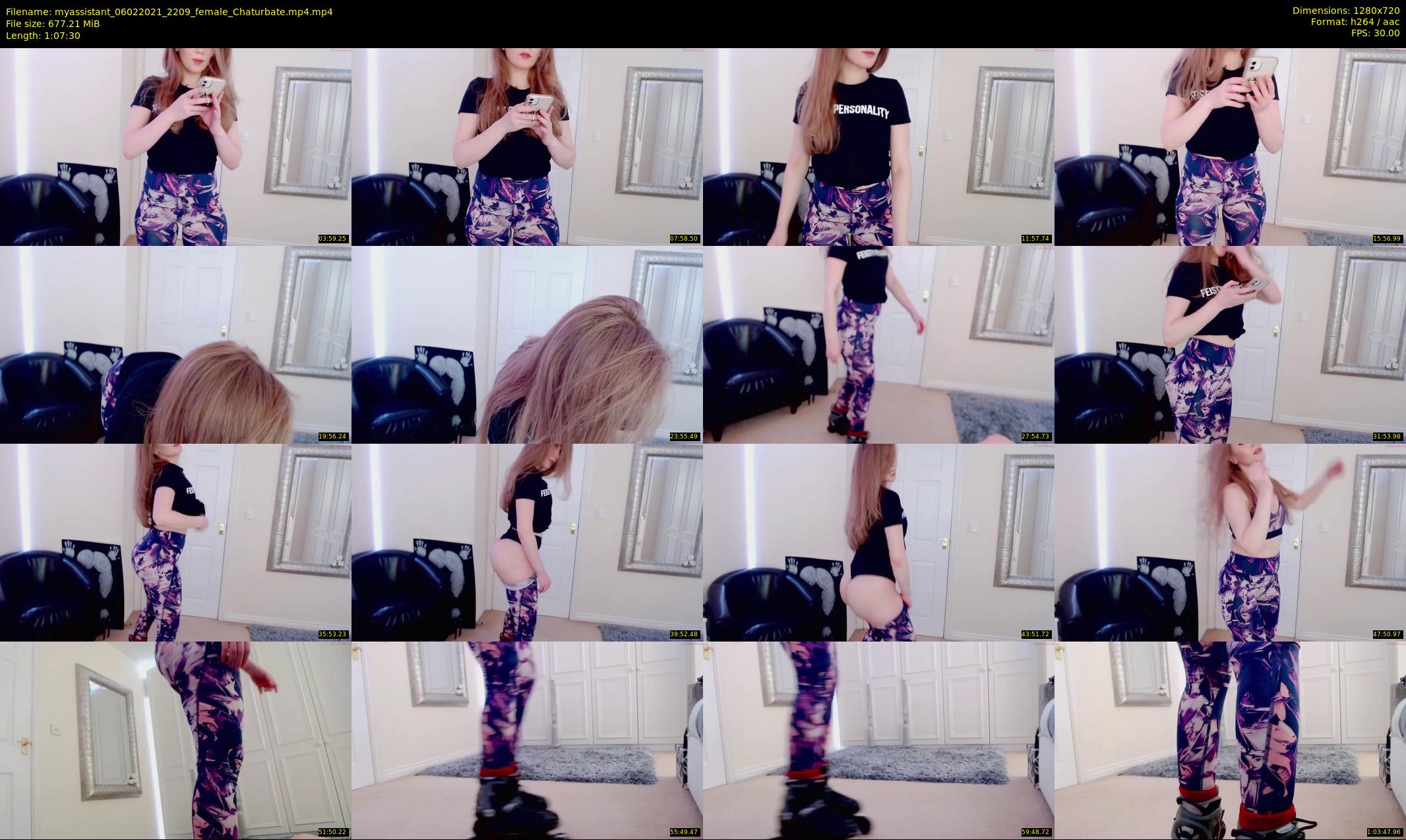 myassistant — 68 minute Chaturbate female cam show recording, 720p, Feb 6, 2021