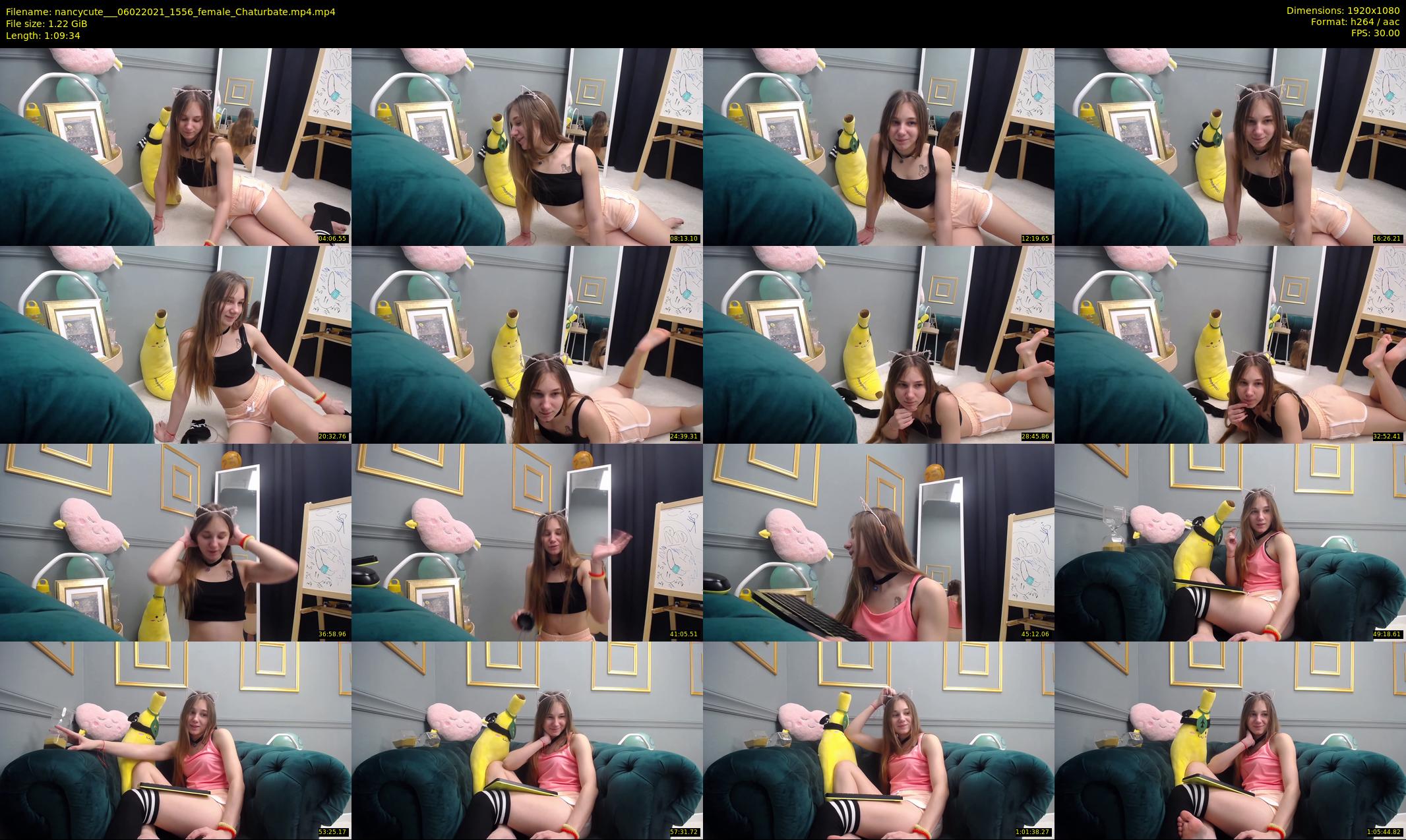 nancycute__ — 70 minute Chaturbate female cam show recording, 1080p, Feb 6, 2021