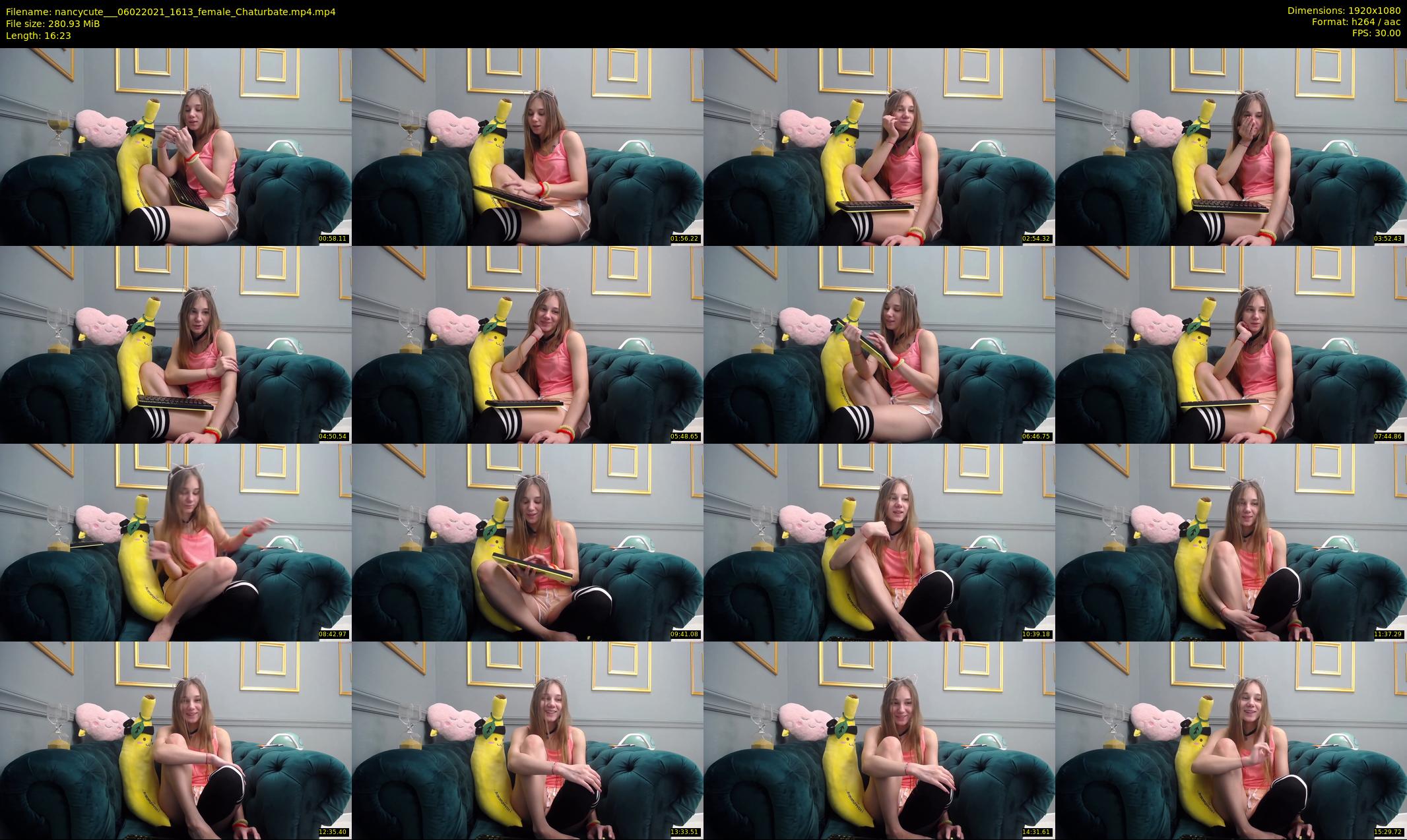 nancycute__ — 17 minute Chaturbate female cam show recording, 1080p, Feb 6, 2021