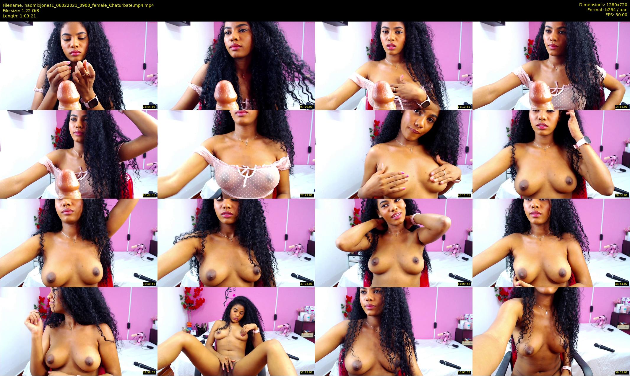 naomixjones1 — 64 minute Chaturbate female cam show recording, 720p, Feb 6, 2021