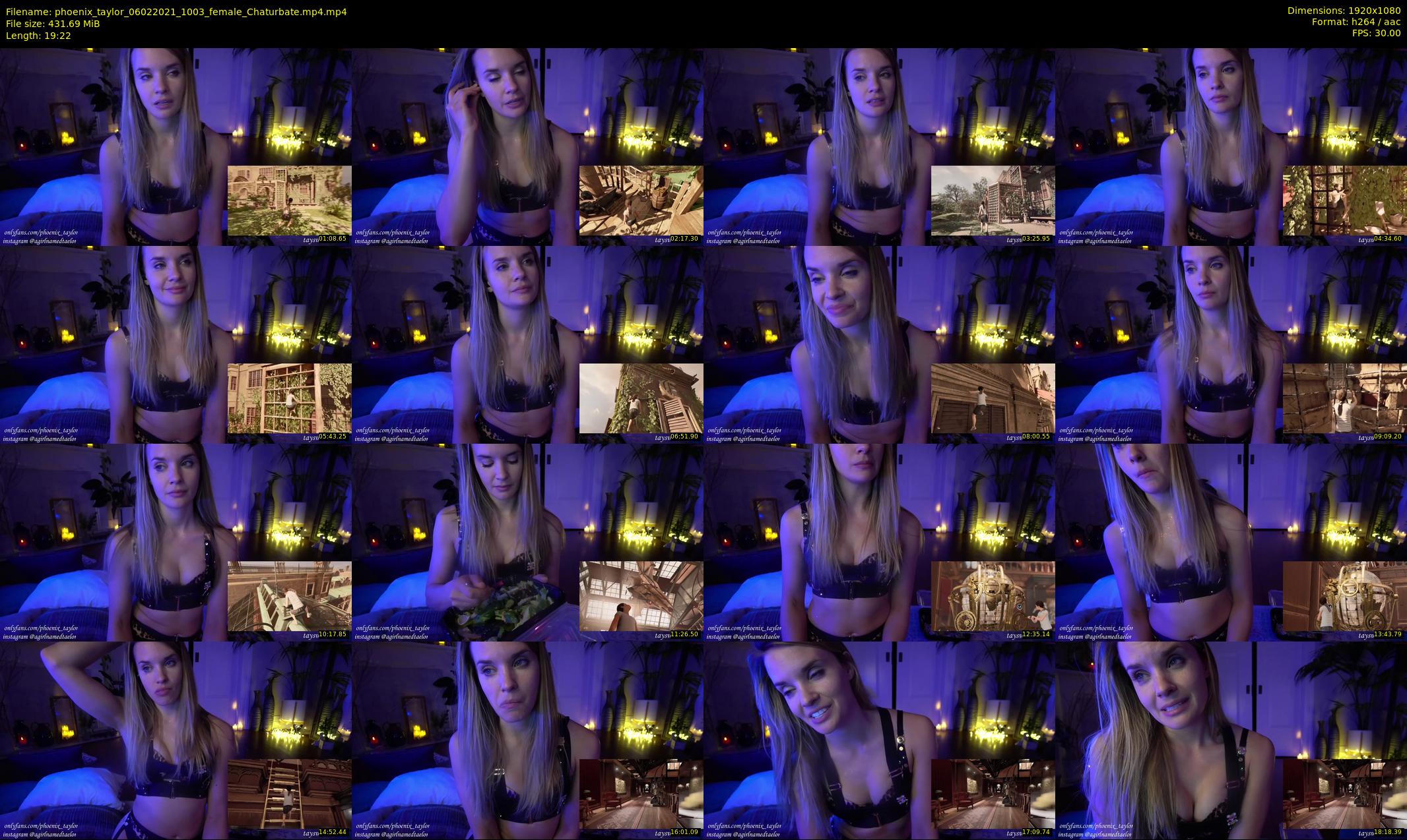 phoenix_taylor — 20 minute Chaturbate female cam show recording, 1080p, Feb 6, 2021