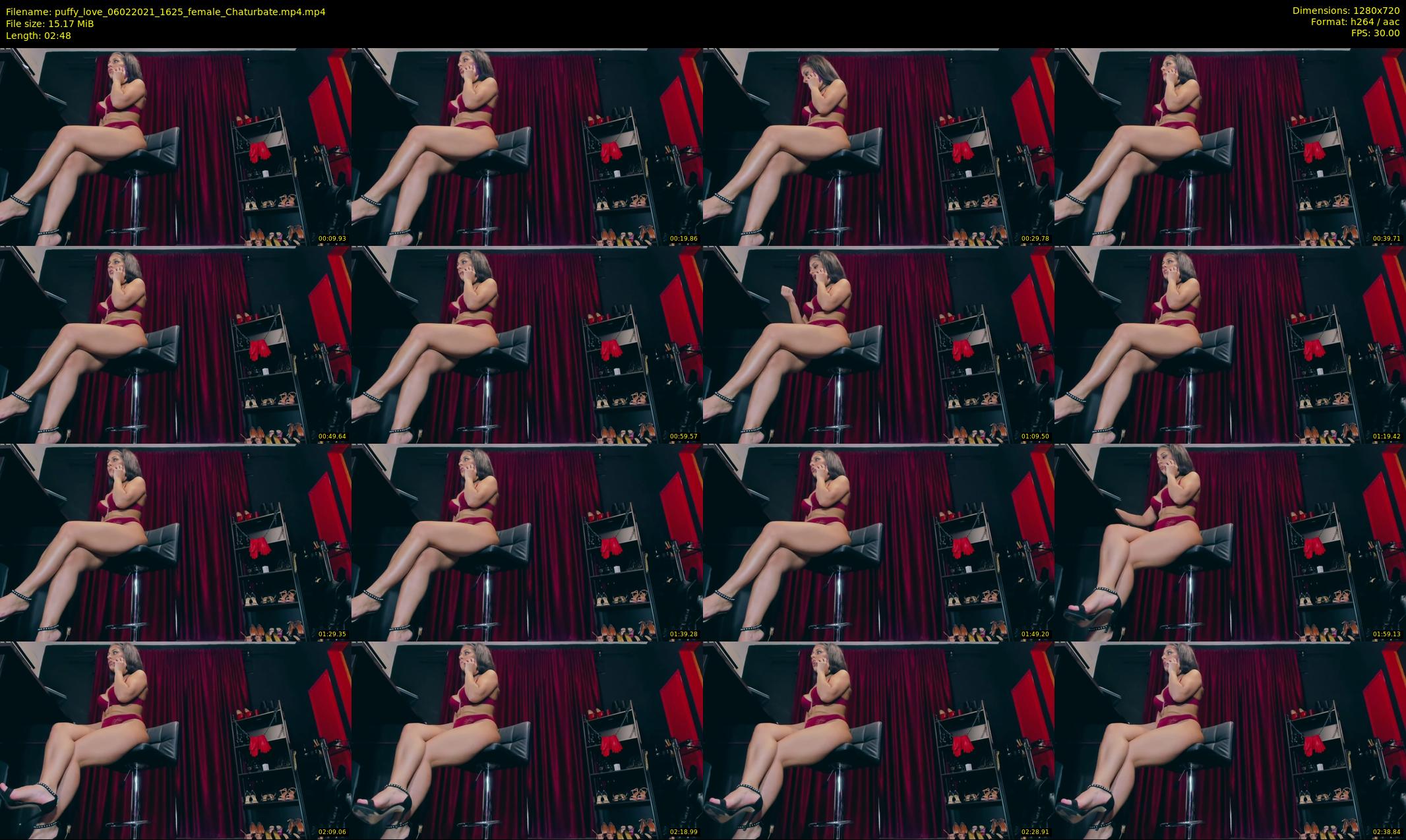 puffy_love — 3 minute Chaturbate female cam show recording, 720p, Feb 6, 2021