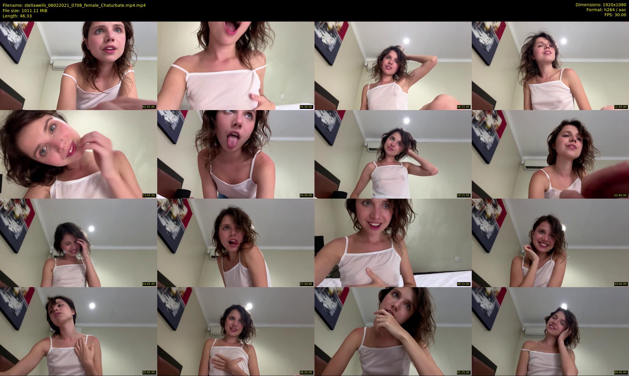 stellawells — 47 minute Chaturbate female cam show recording, 1080p, Feb 6, 2021