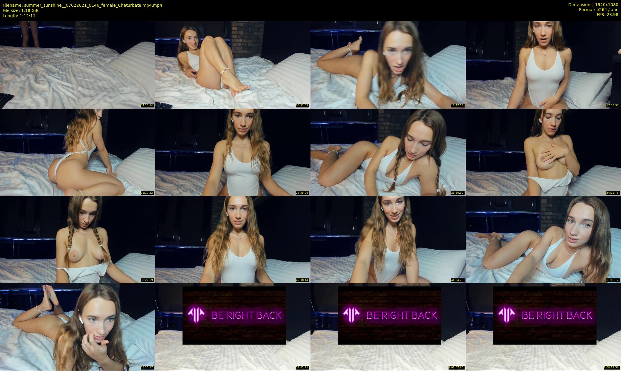 summer_sunshine_ — 73 minute Chaturbate female cam show recording, 1080p, Feb 7, 2021