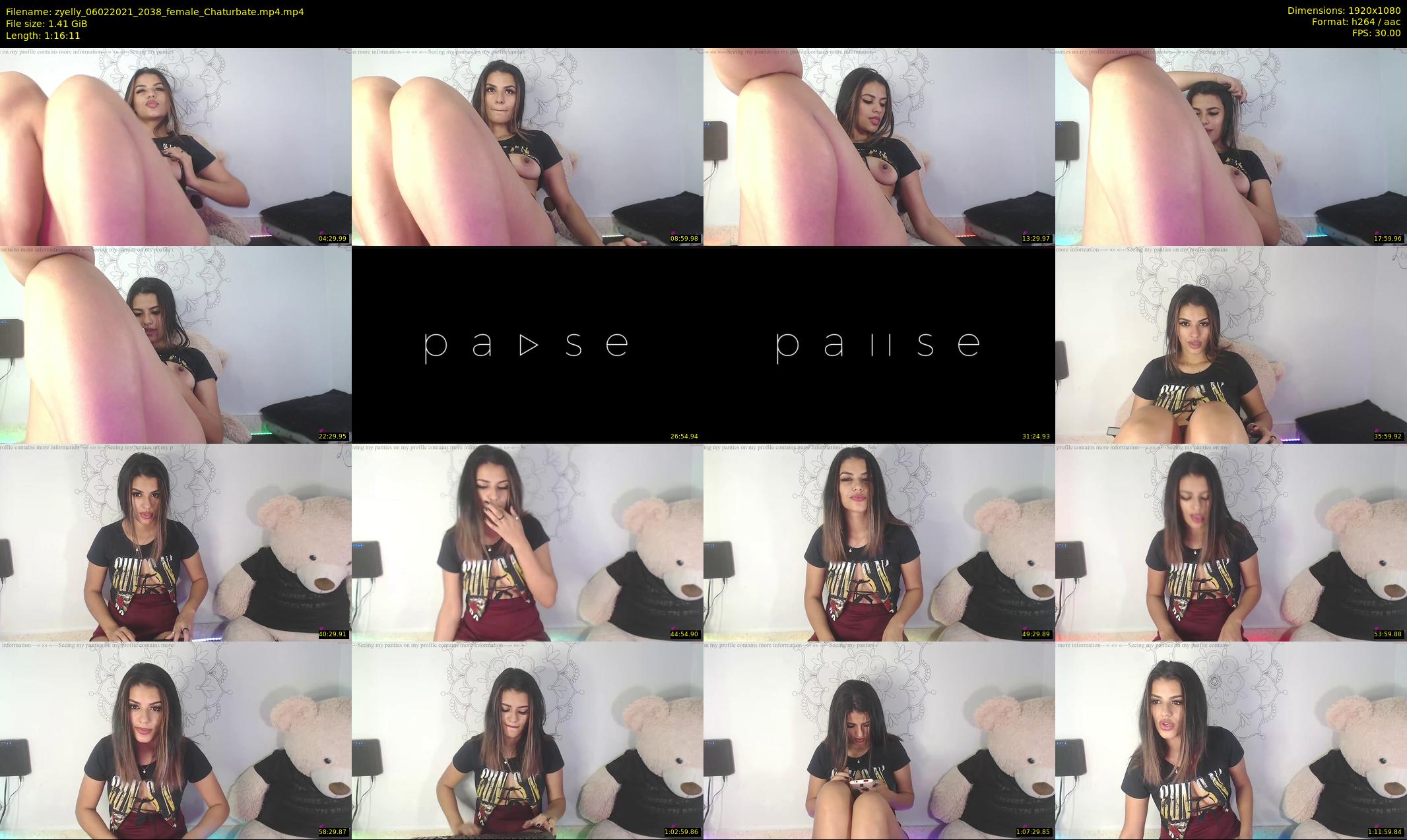 zyelly — 77 minute Chaturbate female cam show recording, 1080p, Feb 6, 2021