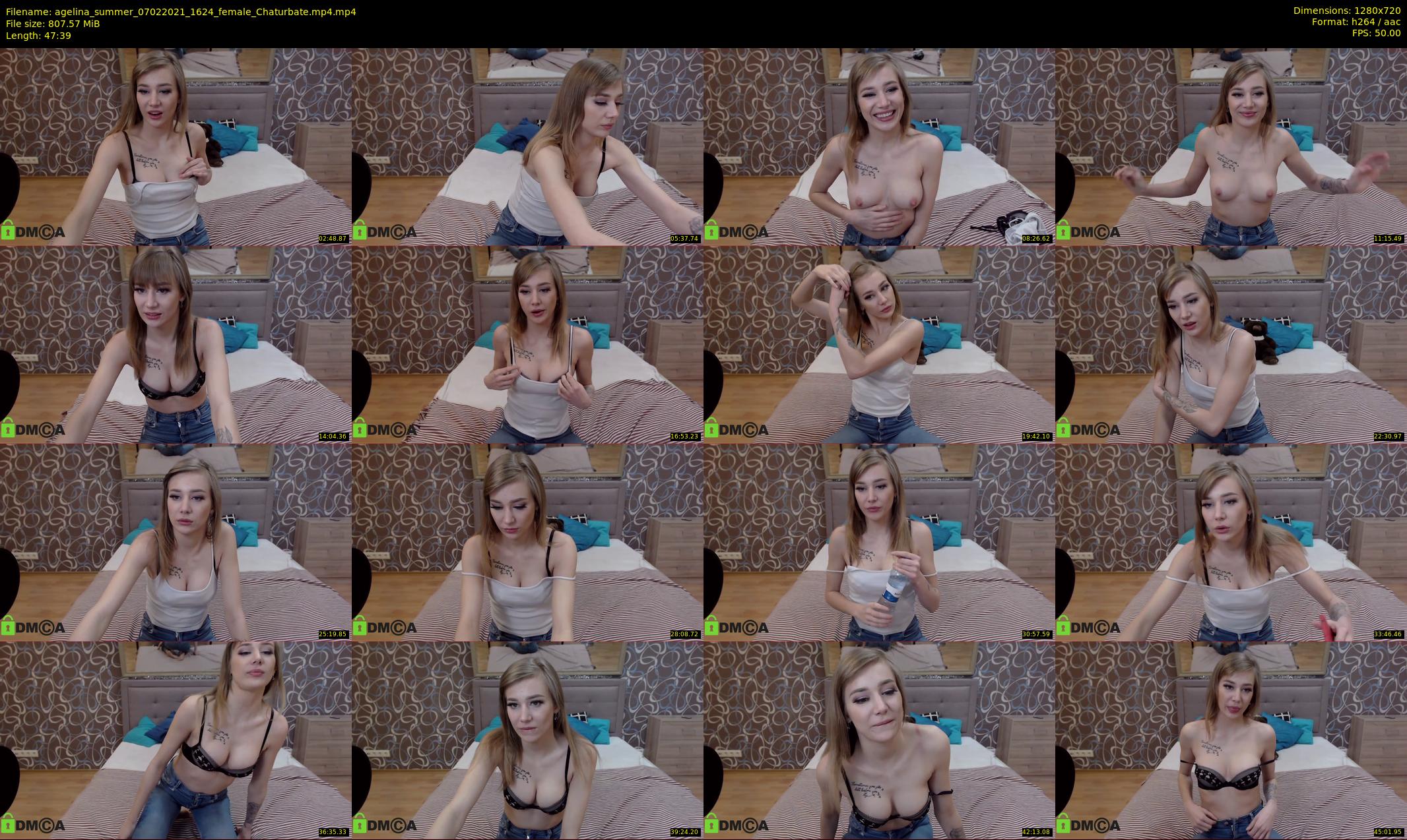 agelina_summer — 48 minute Chaturbate female cam show recording, 720p, Feb 7, 2021