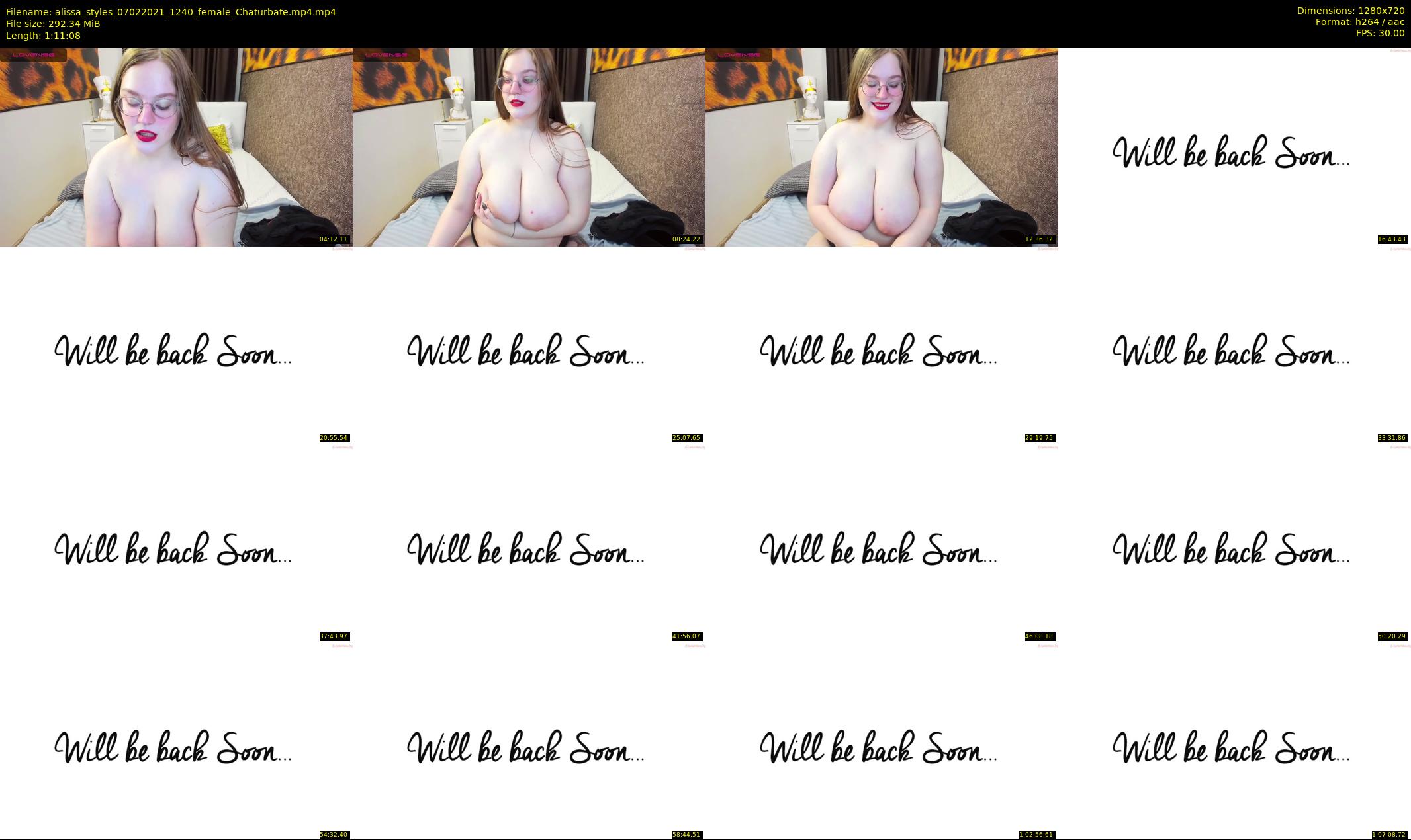 alissa_styles — 72 minute Chaturbate female cam show recording, 720p, Feb 7, 2021