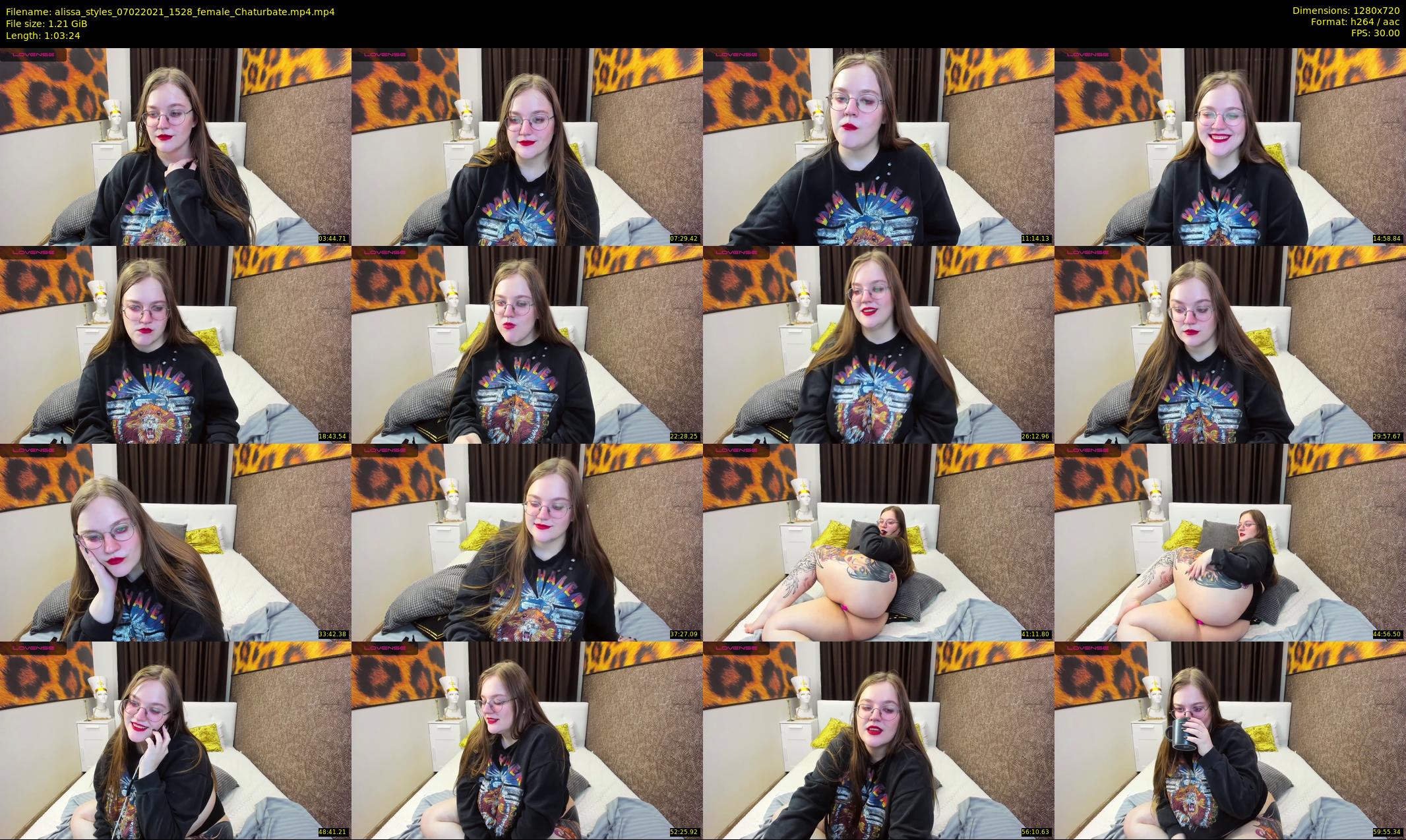 alissa_styles — 64 minute Chaturbate female cam show recording, 720p, Feb 7, 2021