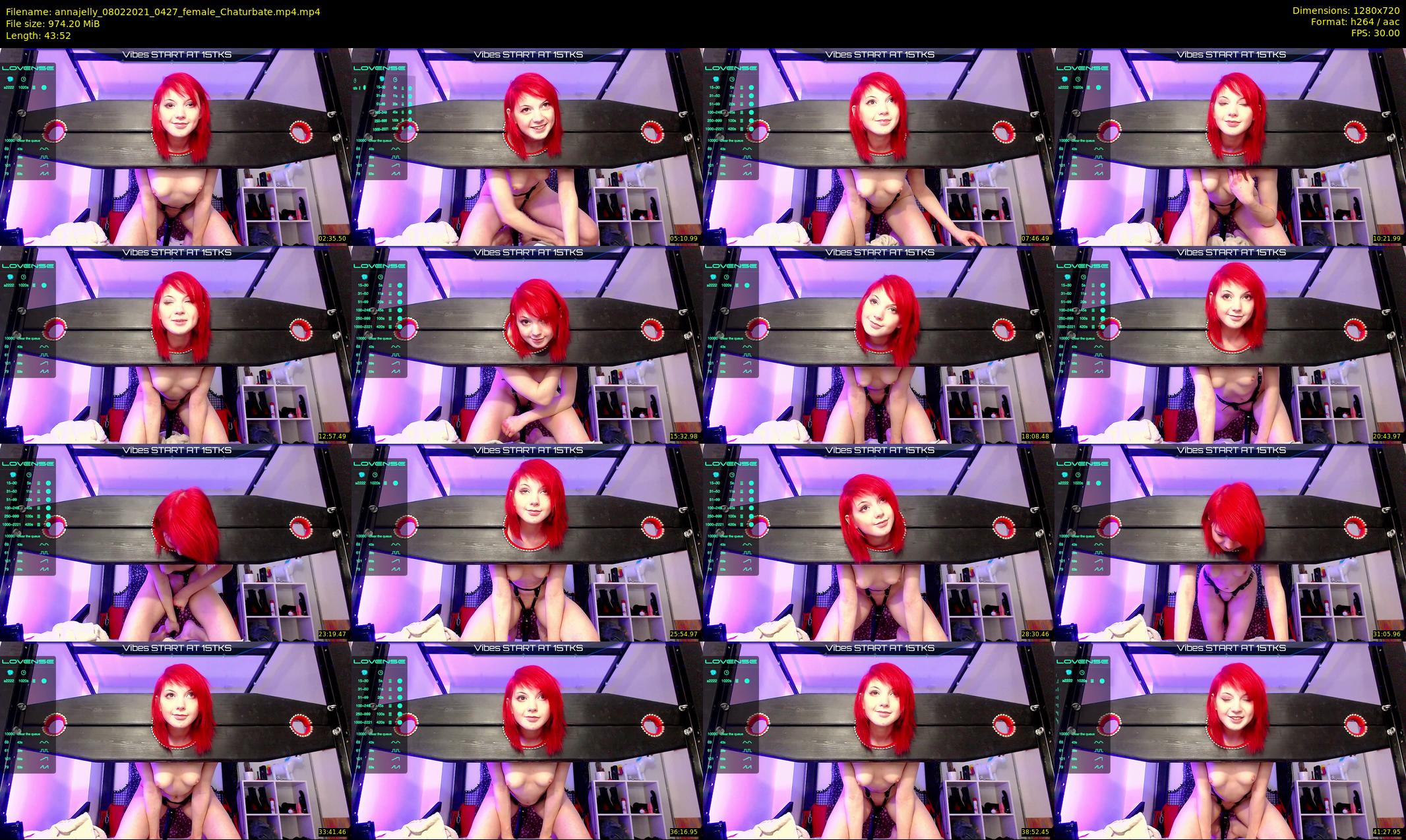 annajelly — 44 minute Chaturbate couple cam show recording, 720p, Feb 8, 2021