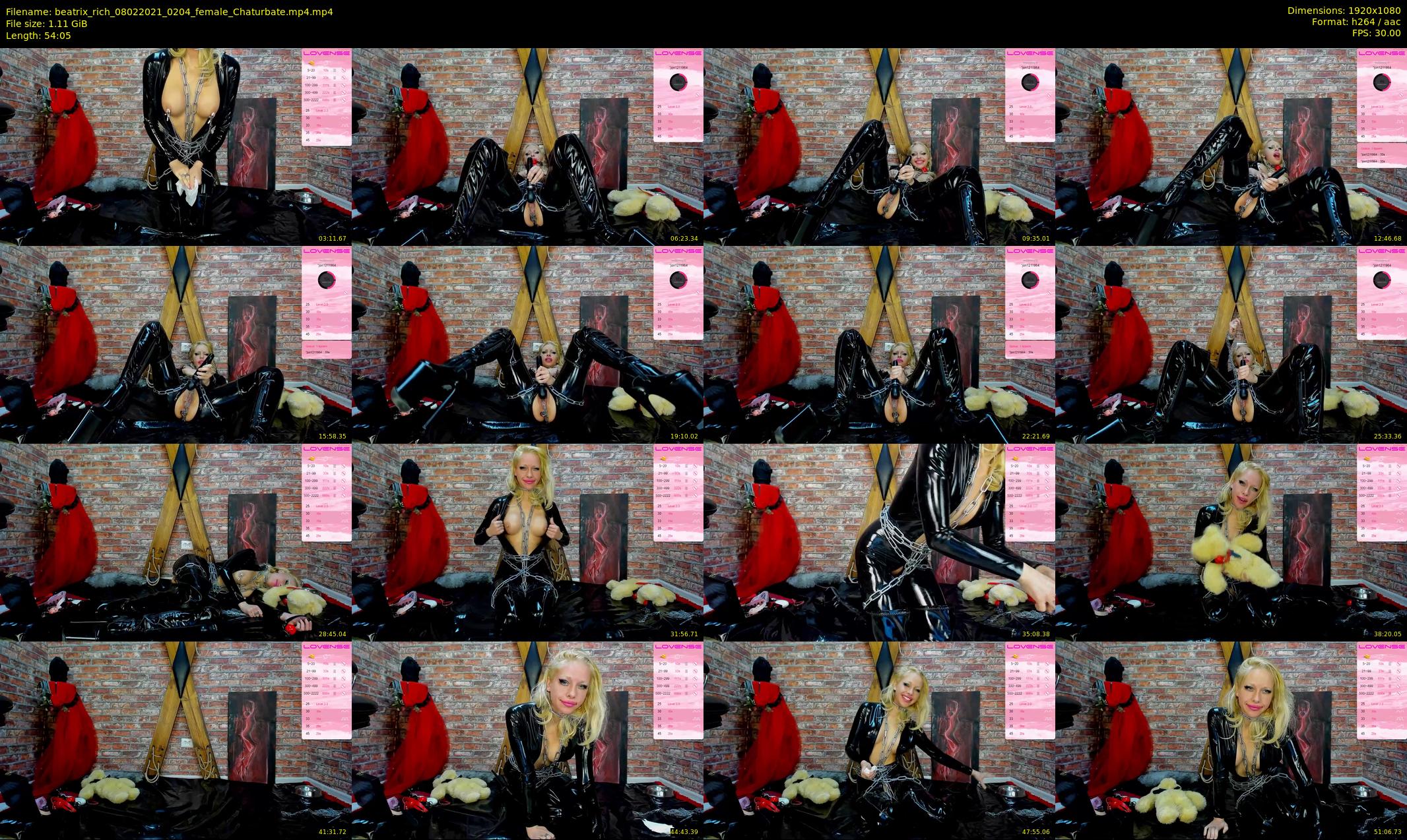 beatrix_rich — 55 minute Chaturbate female cam show recording, 1080p, Feb 8, 2021