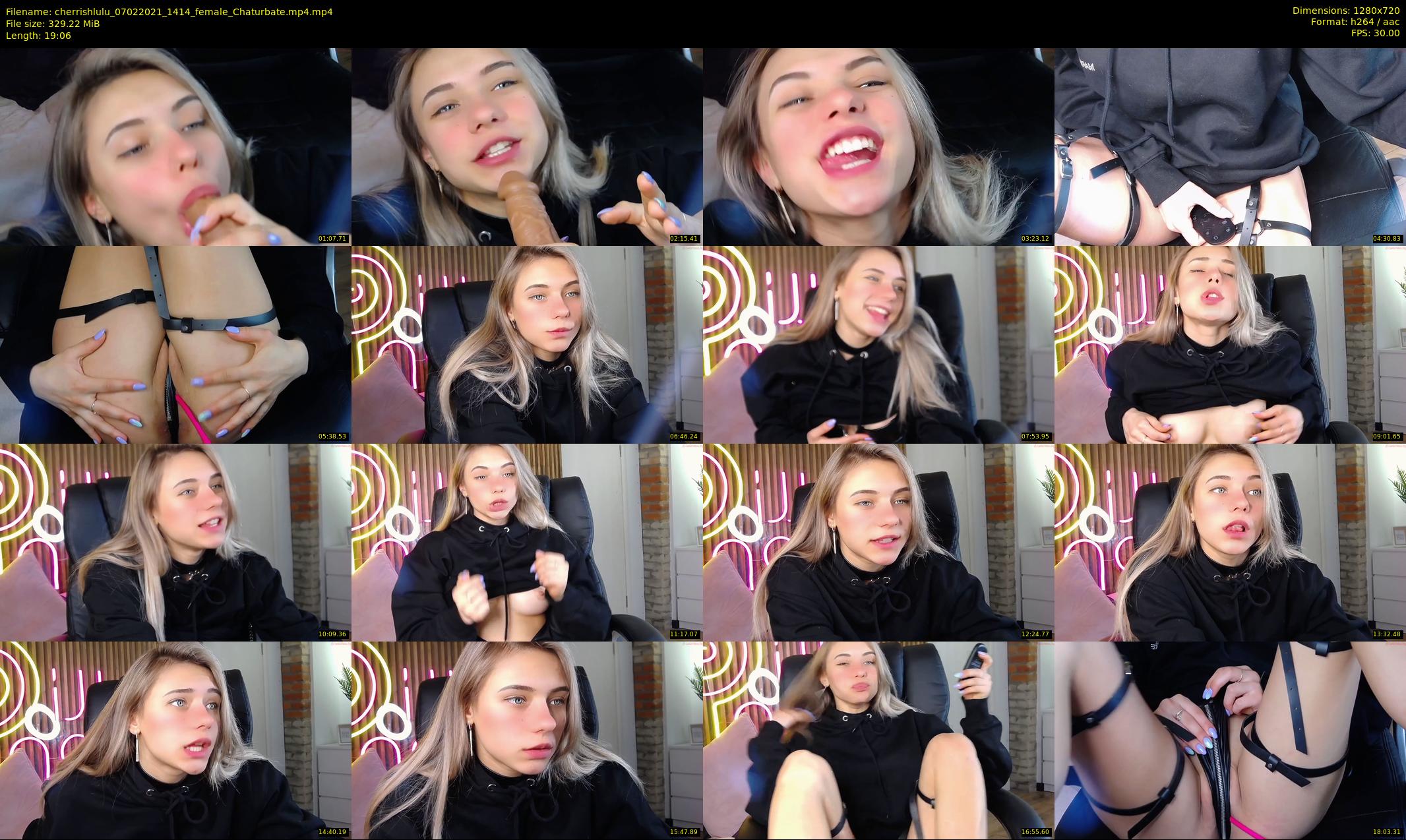 cherrishlulu — 20 minute Chaturbate female cam show recording, 720p, Feb 7, 2021