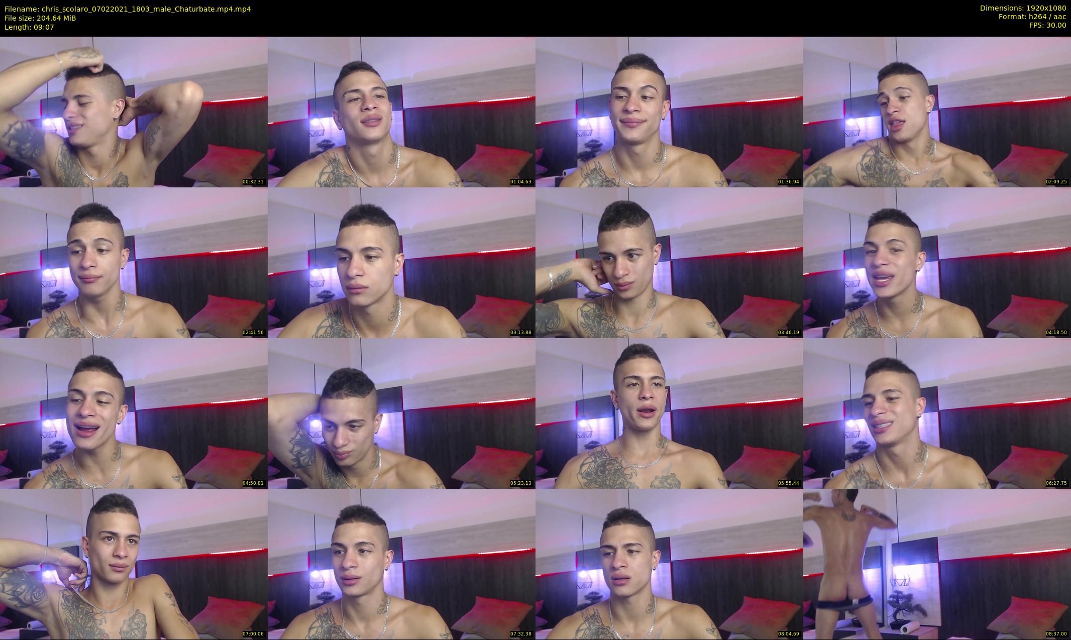 chris_scolaro — 10 minute Chaturbate male cam show recording, 1080p, Feb 7, 2021