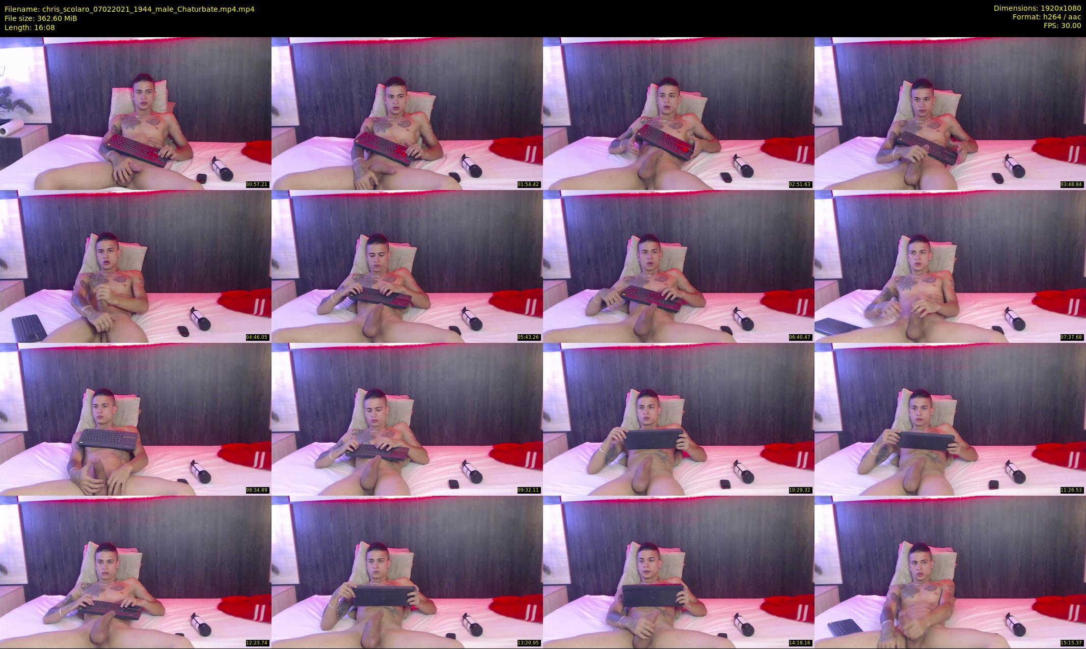 chris_scolaro — 17 minute Chaturbate male cam show recording, 1080p, Feb 7, 2021