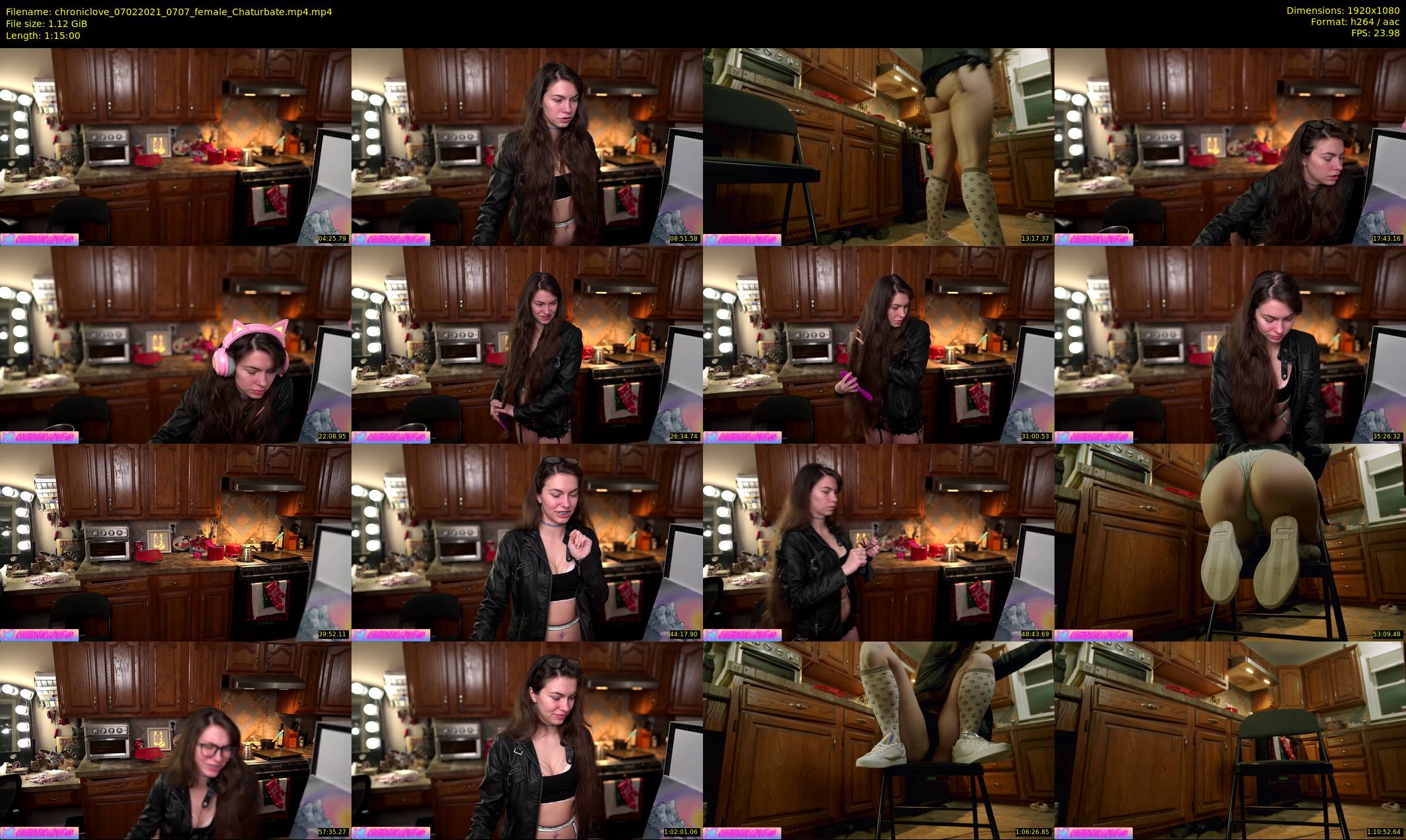 chroniclove — 75 minute Chaturbate female cam show recording, 1080p, Feb 7, 2021